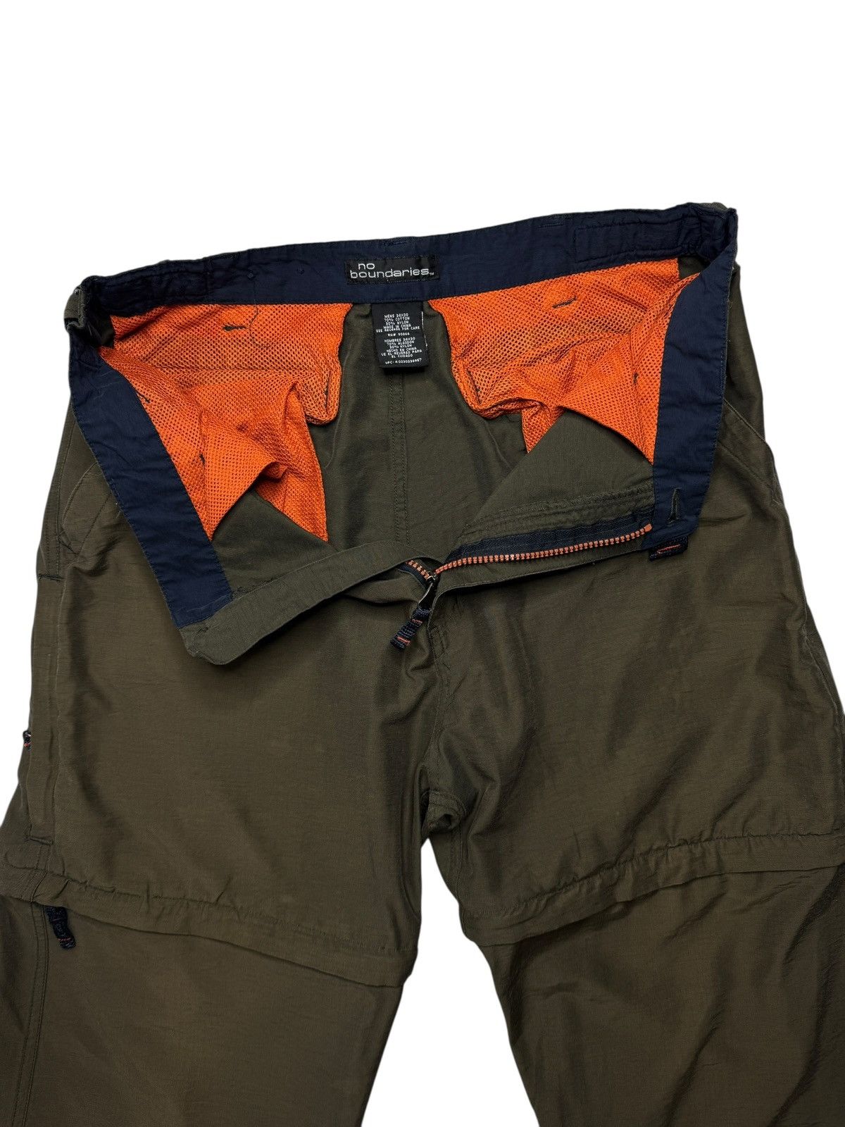 Vintage Vintage Y2K Olive No Boundaries Cargo Pants Shorts Size US 34 / EU 50 - 6 Thumbnail
