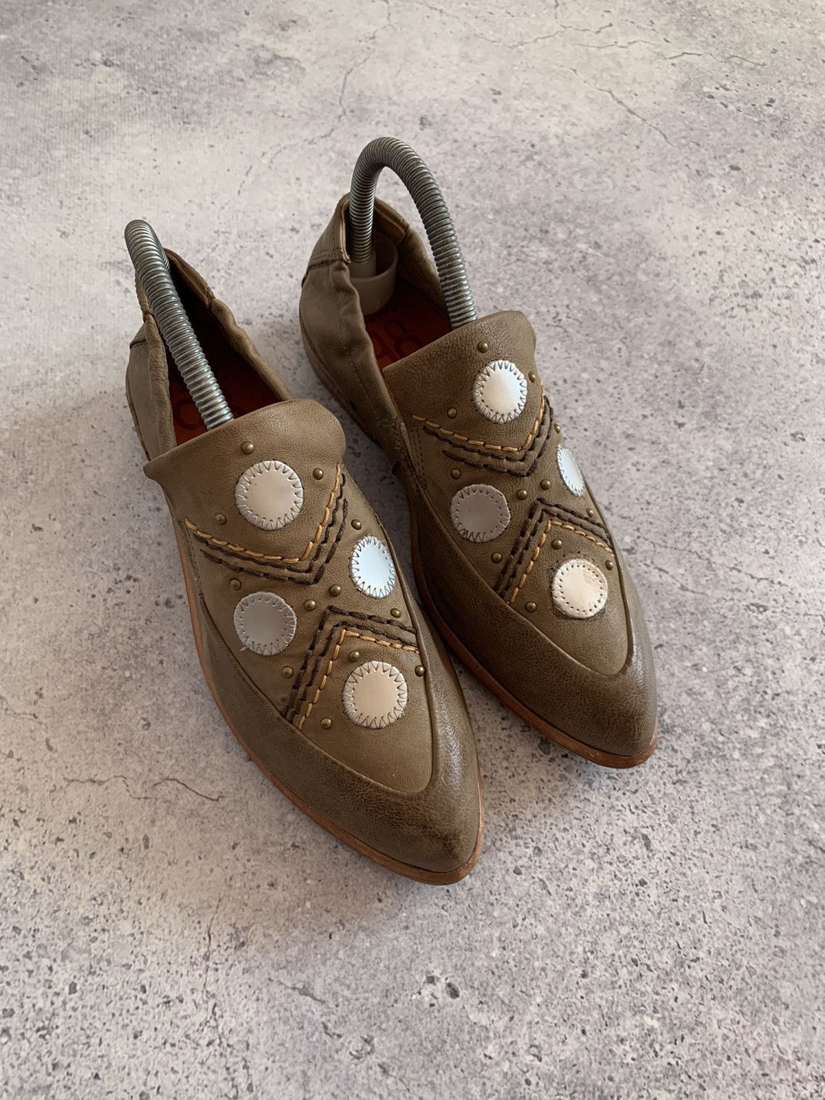 A.S.98 A.S.98 Airstep Soft Leather Slip On Loafers Brown 37sz Size US 7 / IT 37 - 9 Thumbnail