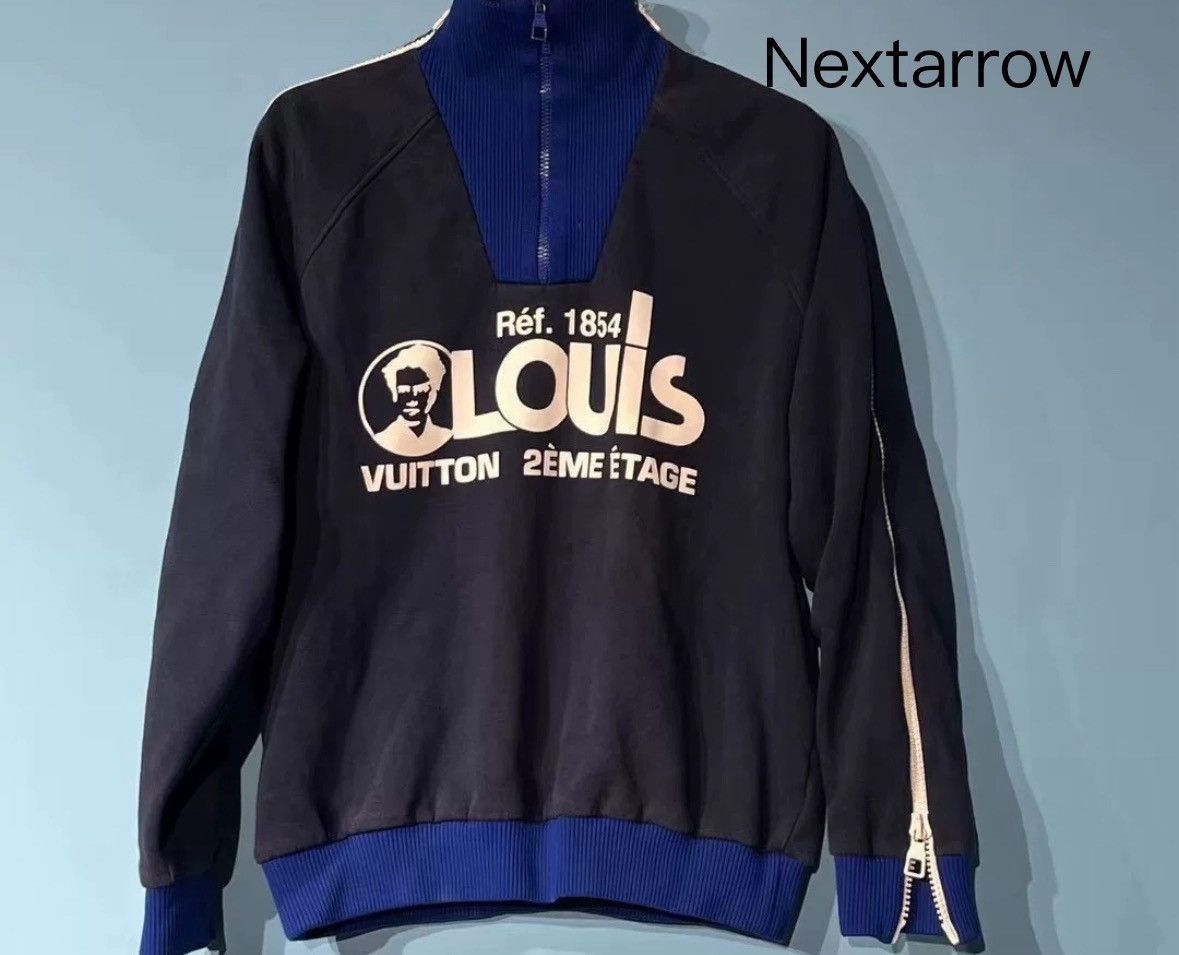 Louis Vuitton Louis Vuitton's latest blue and black color zipper jacket Size US M / EU 48-50 / 2 - 1 Thumbnail