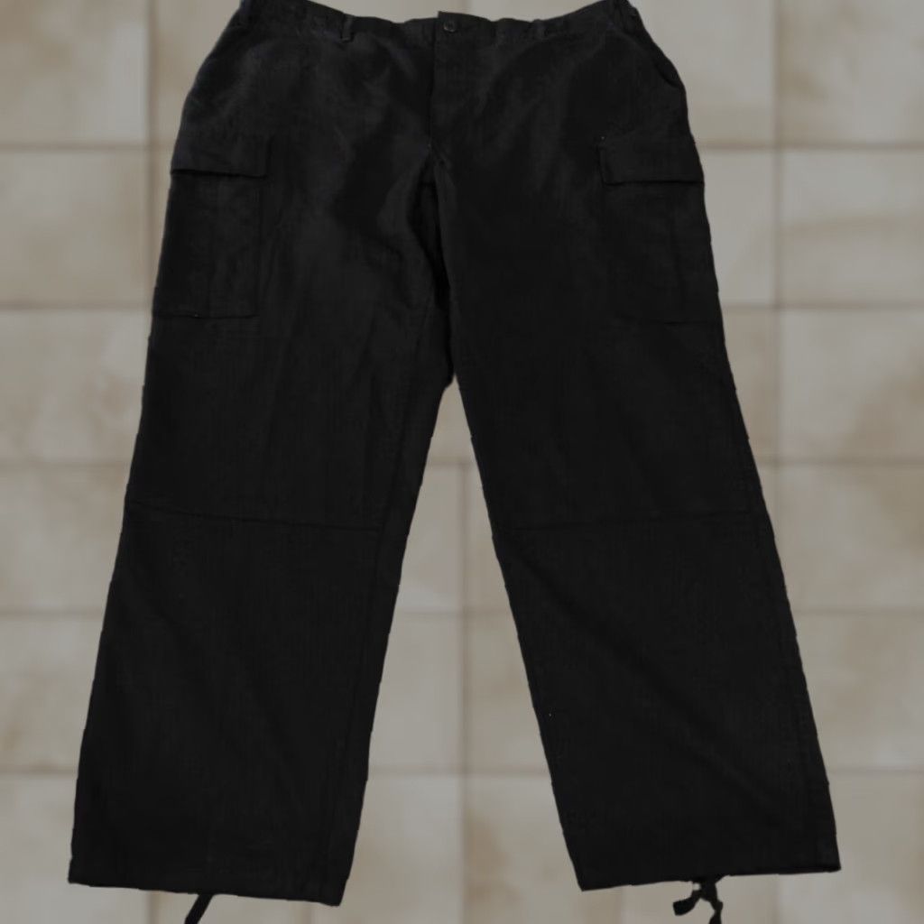 Vintage Tru-Spec Pants 40x32 Black Cargo Mens Utility Military Armed Forces Regular Straight Inseam 32 Size US 40 / EU 56 - 1 Thumbnail