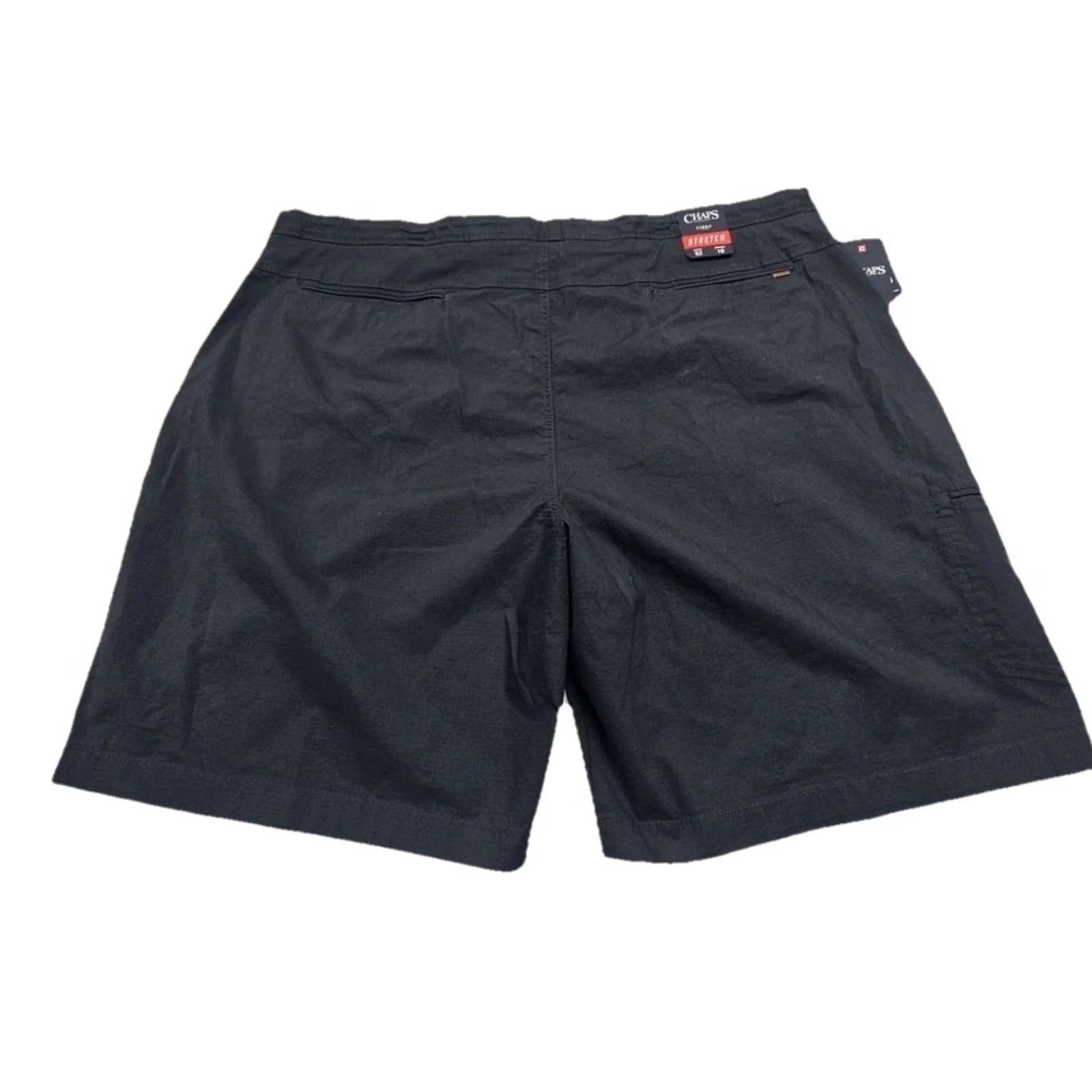 Chaps VINTAGE Chaps Cargo Shorts Mens 52 Big & Tall Black Stretch Golf Flat Front UPF 40 Size US 36 / EU 52 - 6 Thumbnail