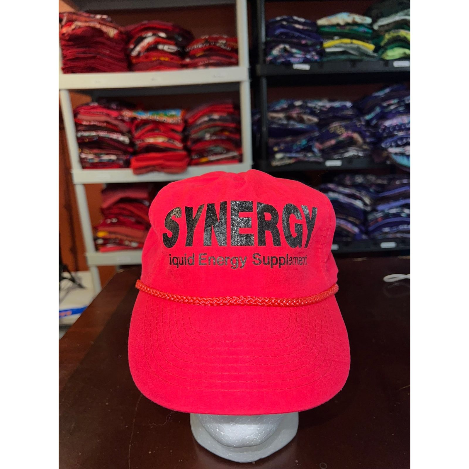 Vintage Vintage Synergy Hat Liquid Energy Supplement Cap Headwear Size ONE SIZE - 1 Thumbnail