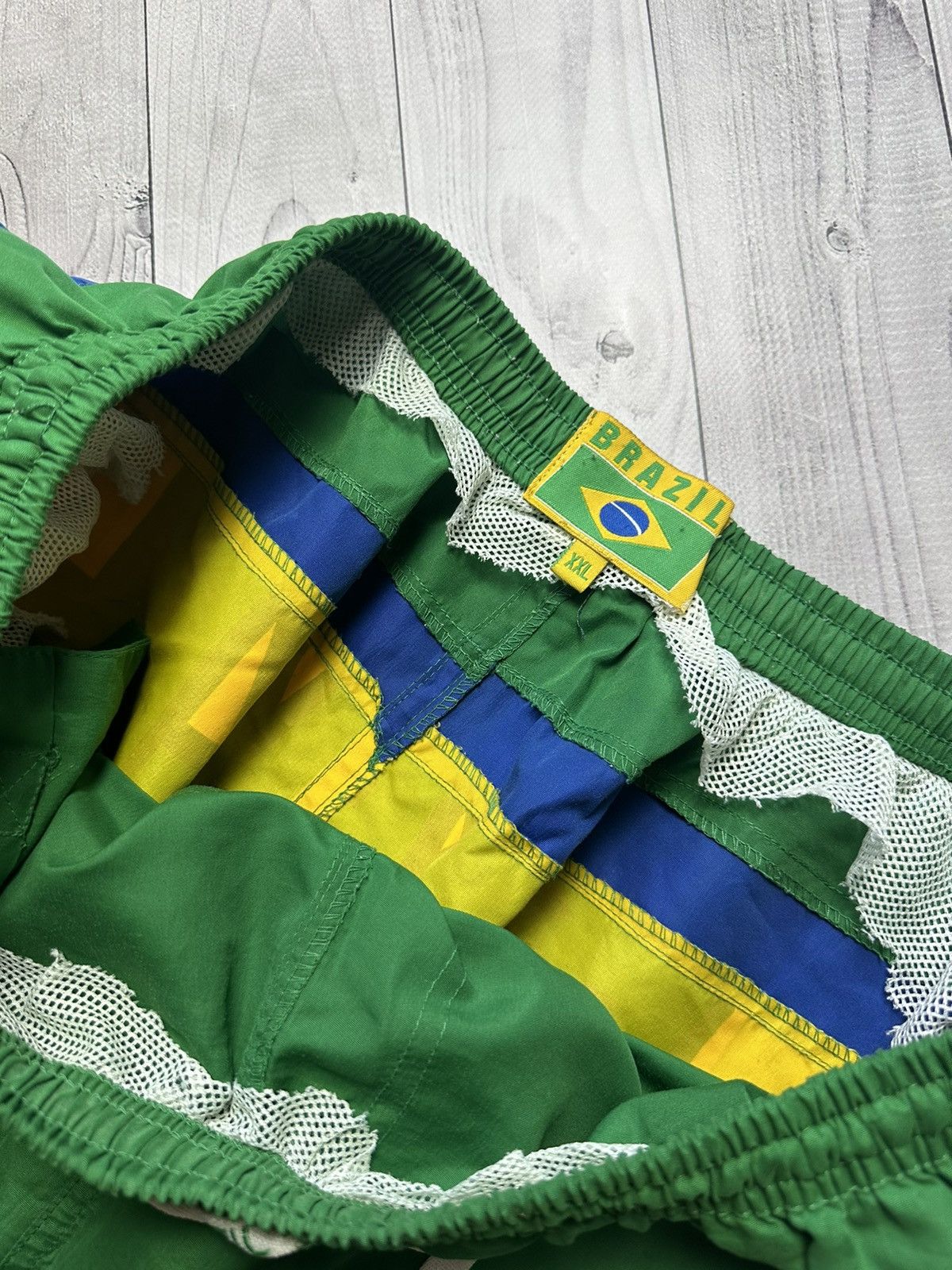 Vintage Vintage Brazil shorts big logo size XXL Size US XXL / EU 58 / 5 - 6 Thumbnail