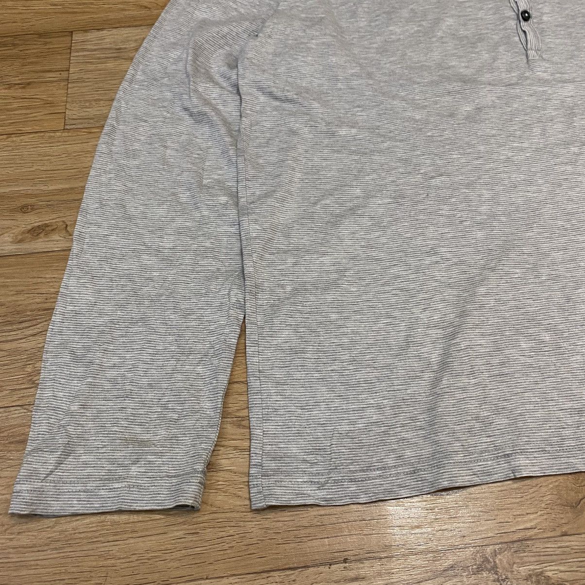 Burberry Vintage 1990s Burberry Black Label Half Button Long Sleeve Size US L / EU 52-54 / 3 - 8 Thumbnail