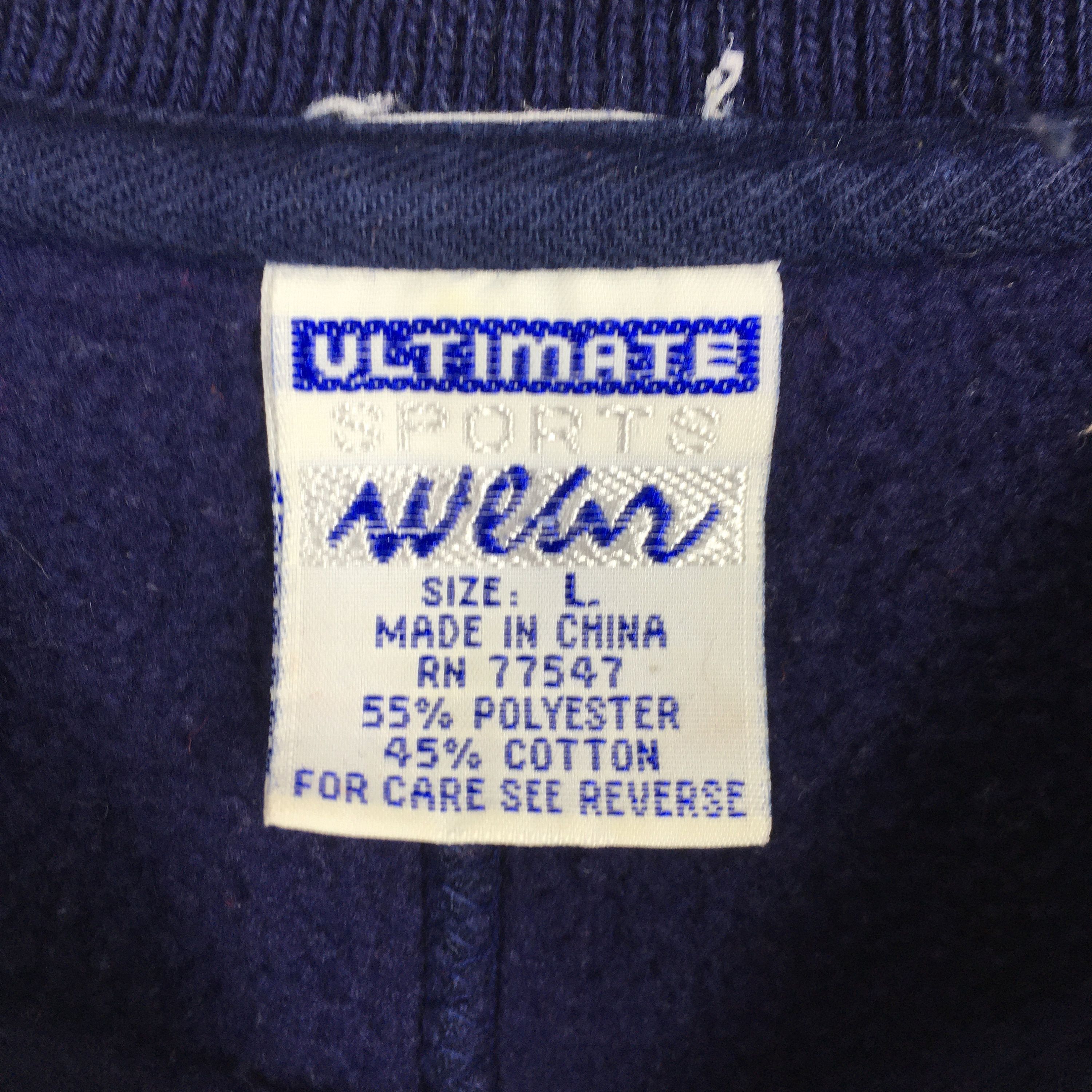 NCAA × Vintage Vintage 90s Michigan Wolverines Blue Crewneck Large Size US L / EU 52-54 / 3 - 5 Thumbnail