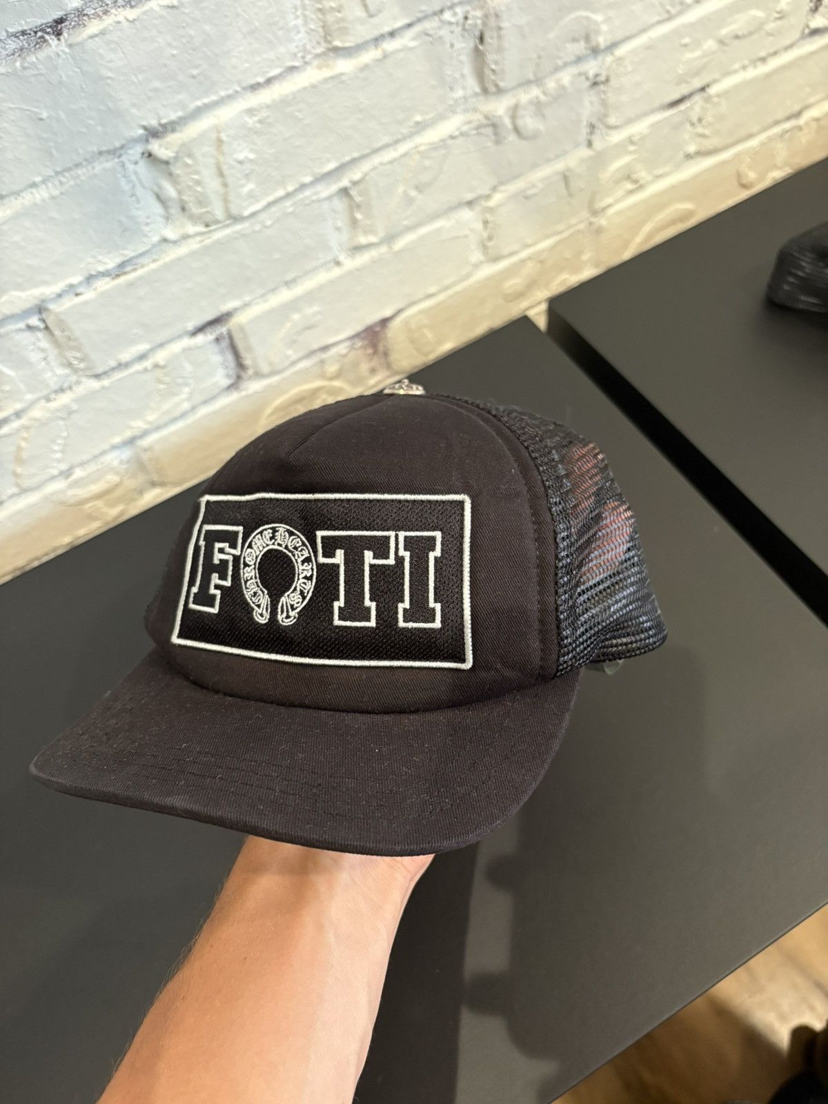 Chrome Hearts Chrome Hearts FOTI Trucker Hat Size ONE SIZE - 3 Thumbnail