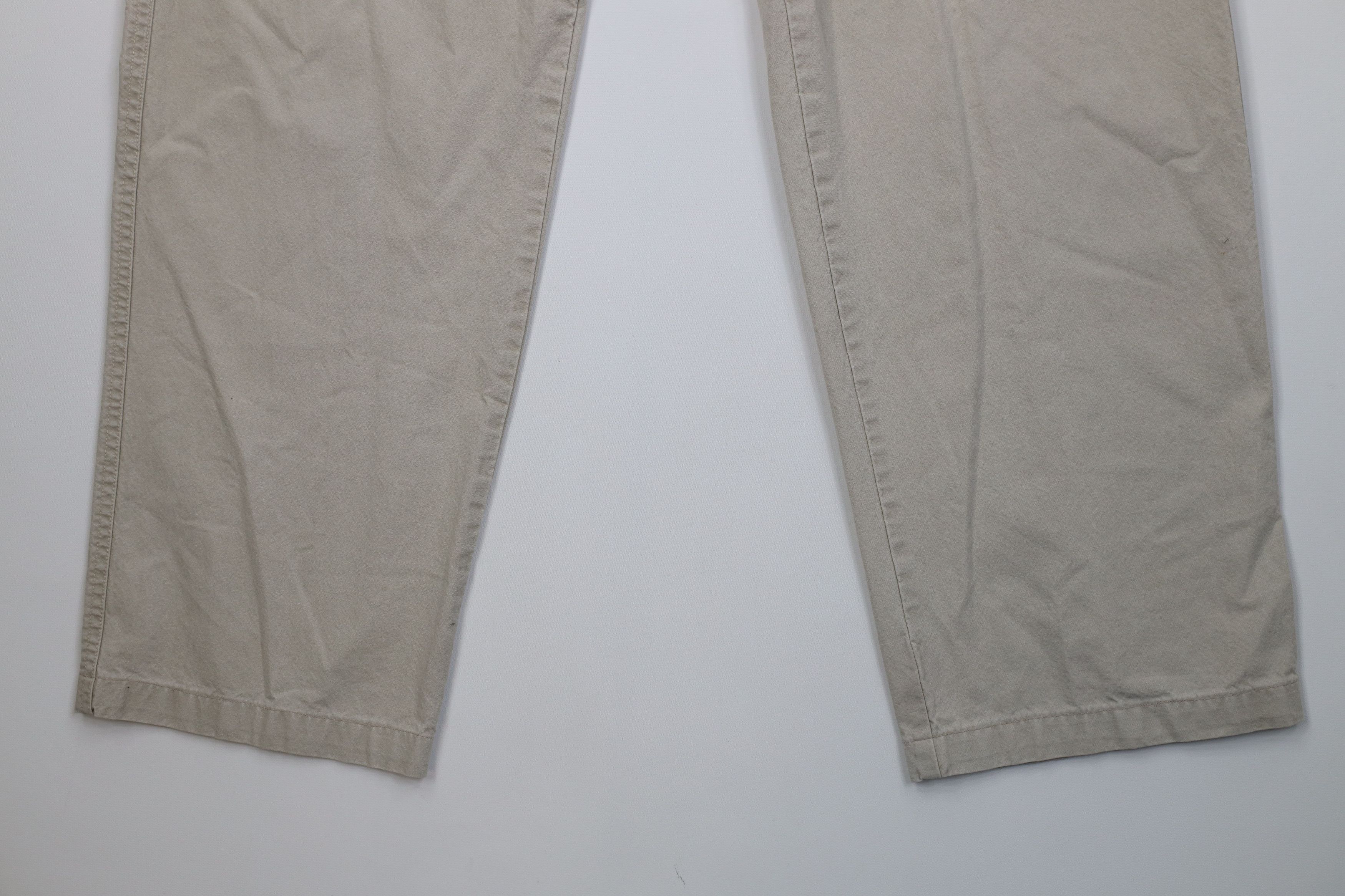 L.L. Bean Vintage 90s LL Bean Tropic Weight Wide Leg Cargo Pants Size US 33 - 4 Thumbnail