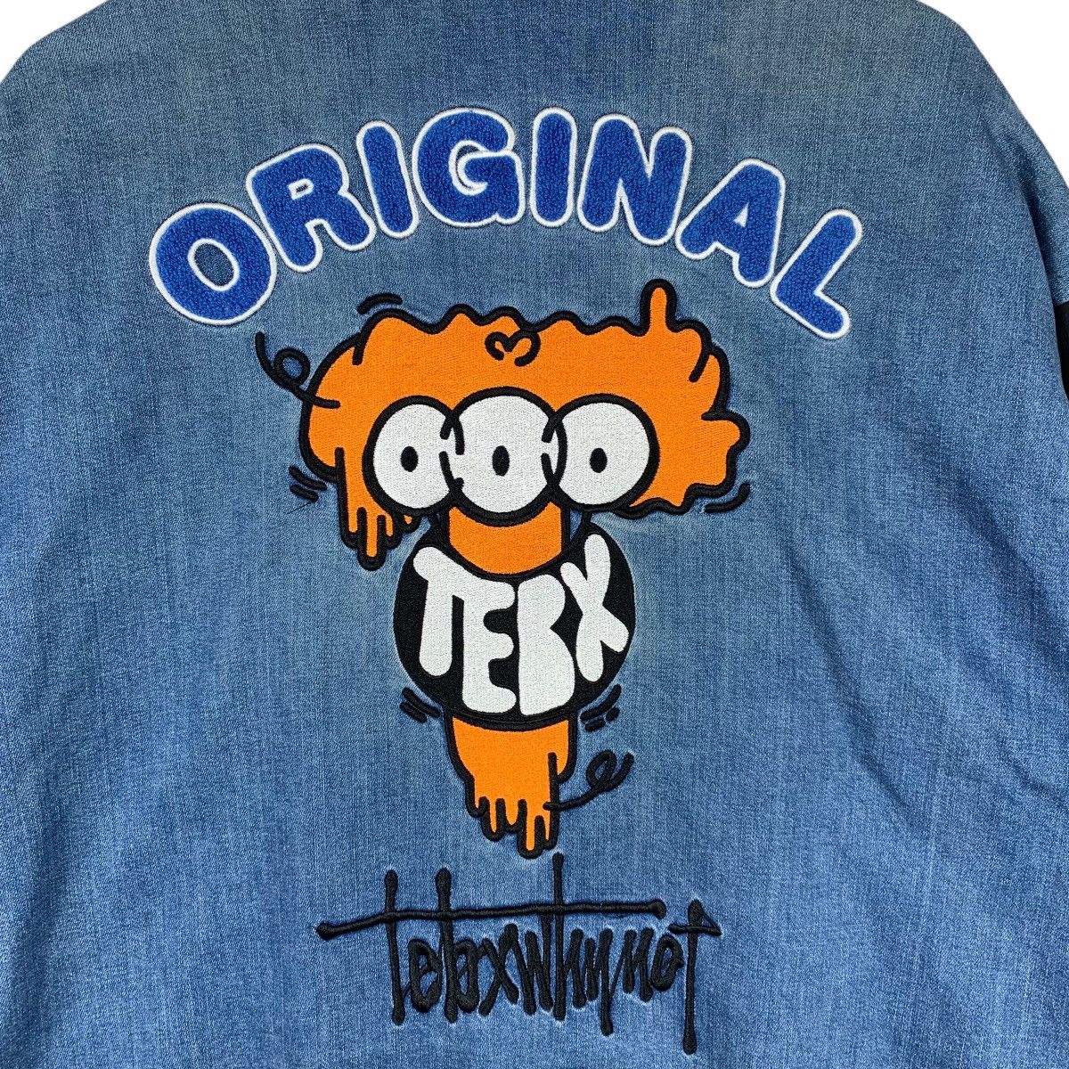 Japanese Brand TEEBOX Original Japanese Brand Backhit Bomber Varsity Jacket Size US M / EU 48-50 / 2 - 8 Thumbnail