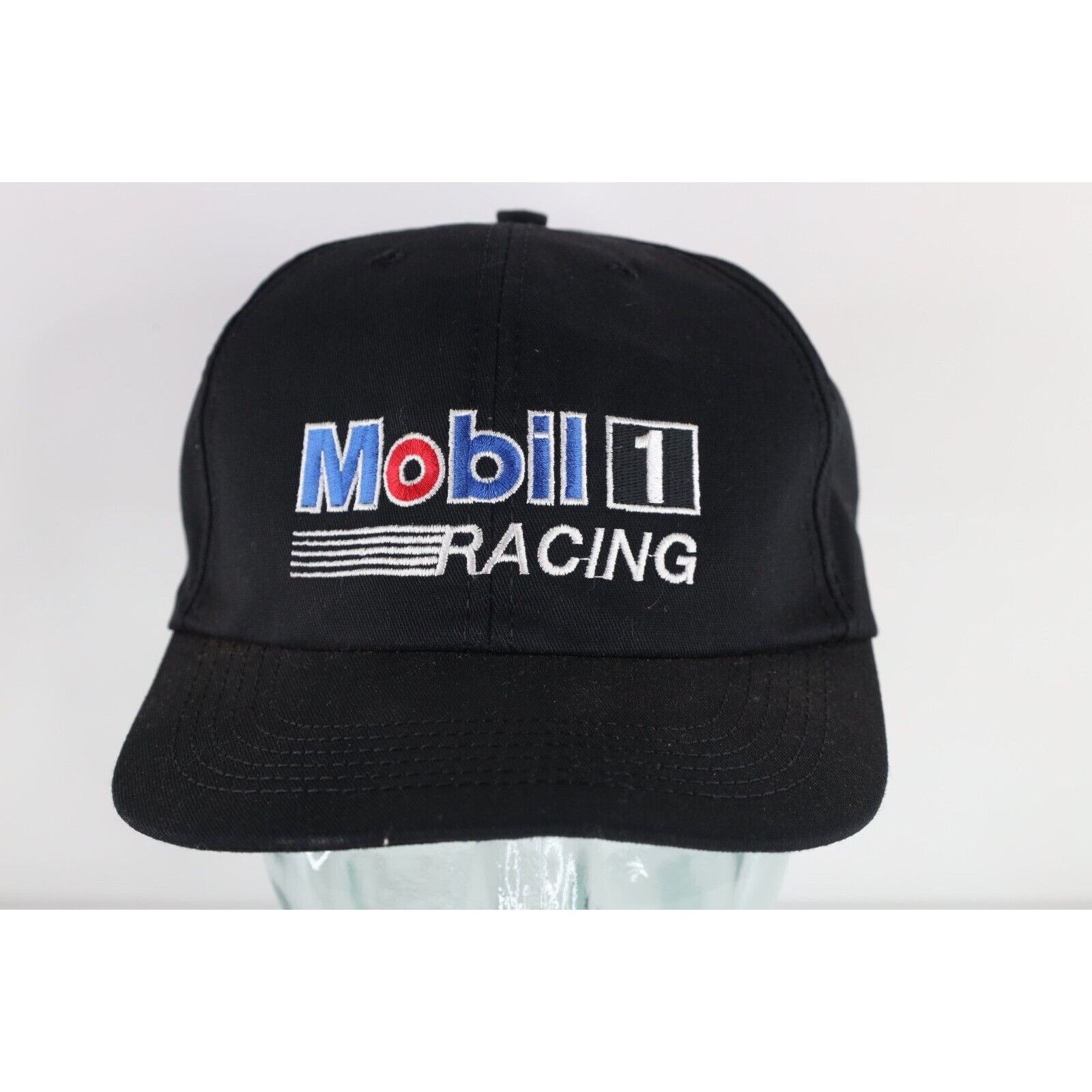 Vintage Vintage 90s NASCAR Mobil 1 Racing Snapback Hat Size ONE SIZE - 1 Thumbnail