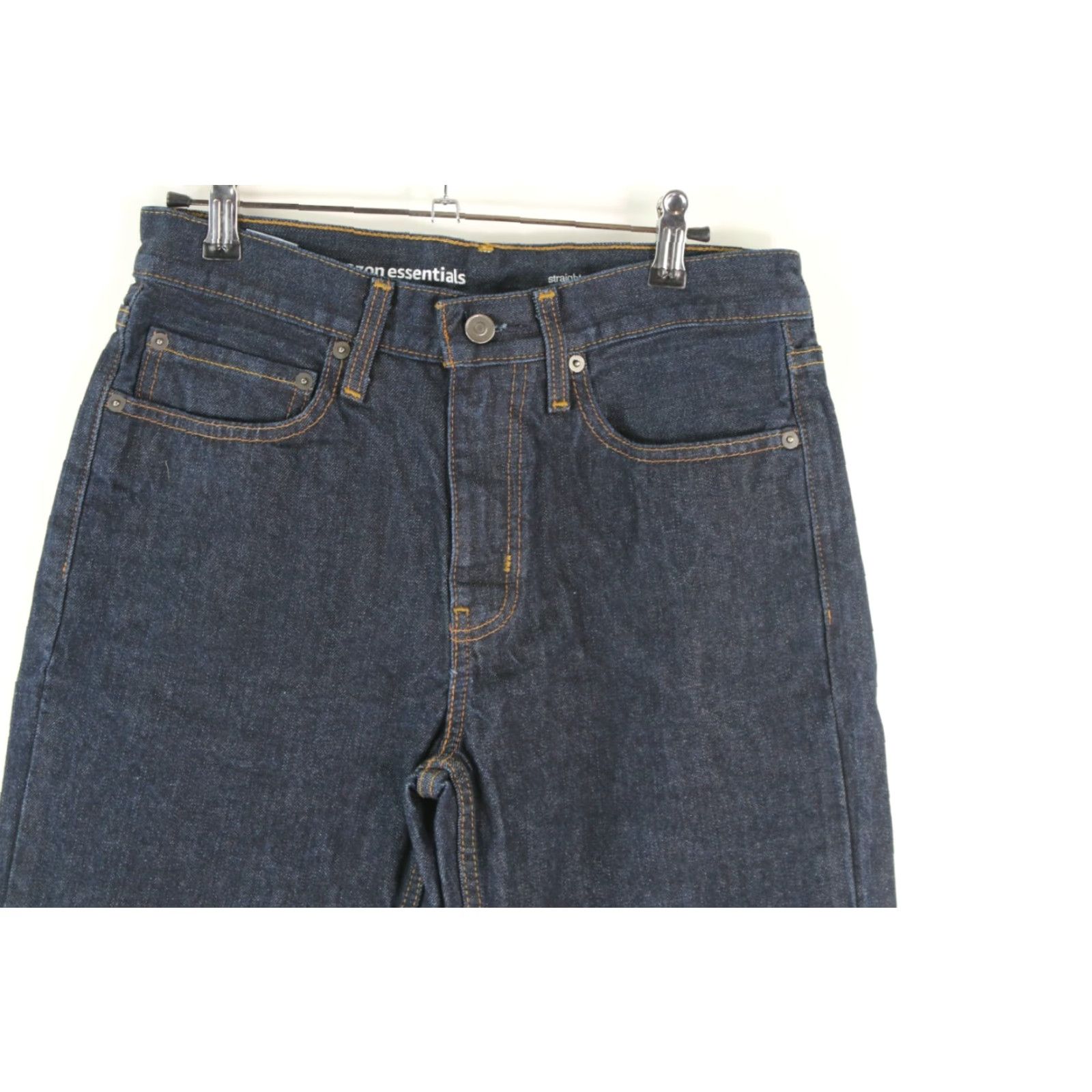 Essentials Amazon Essentials Mens Jeans Regular Straight Black 29X29 Denim Stretch 5-Pocket USA Seller Mens Size US 29 - 3 Thumbnail