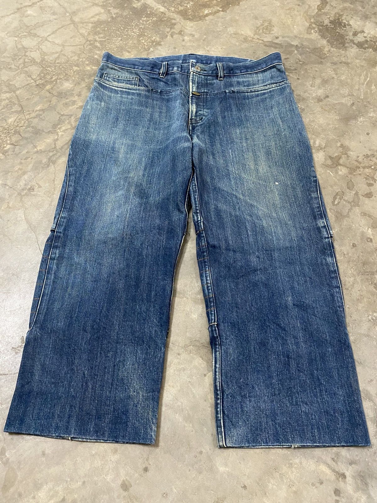 Hysteric Glamour × JNCO Vintage OG Mad Hectic Scout Denim 3 Quarter Jeans act200 Size US 36 / EU 52 - 8 Thumbnail