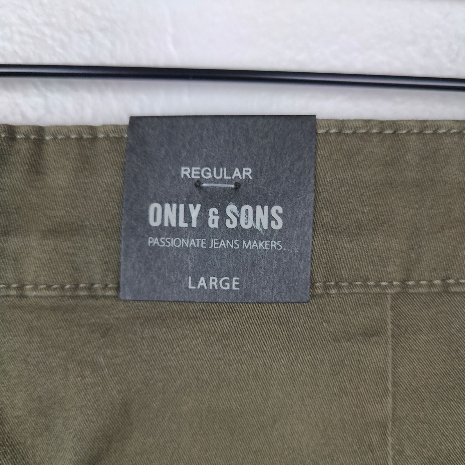 ONLY & SONS Only & Sons Onscam Stage Cargo Shorts Mens Large Olive Size US 34 / EU 50 - 5 Thumbnail
