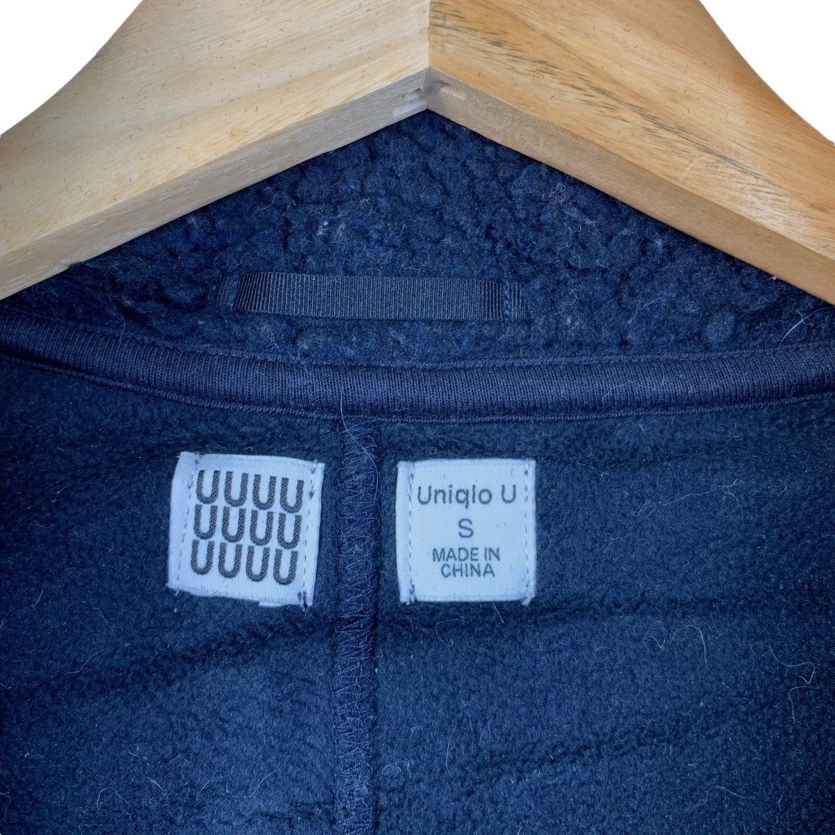 Uniqlo Uniqlo U by Christophe Lemaire Navy Fleece Zip Jacket Size US S / EU 44-46 / 1 - 3 Thumbnail