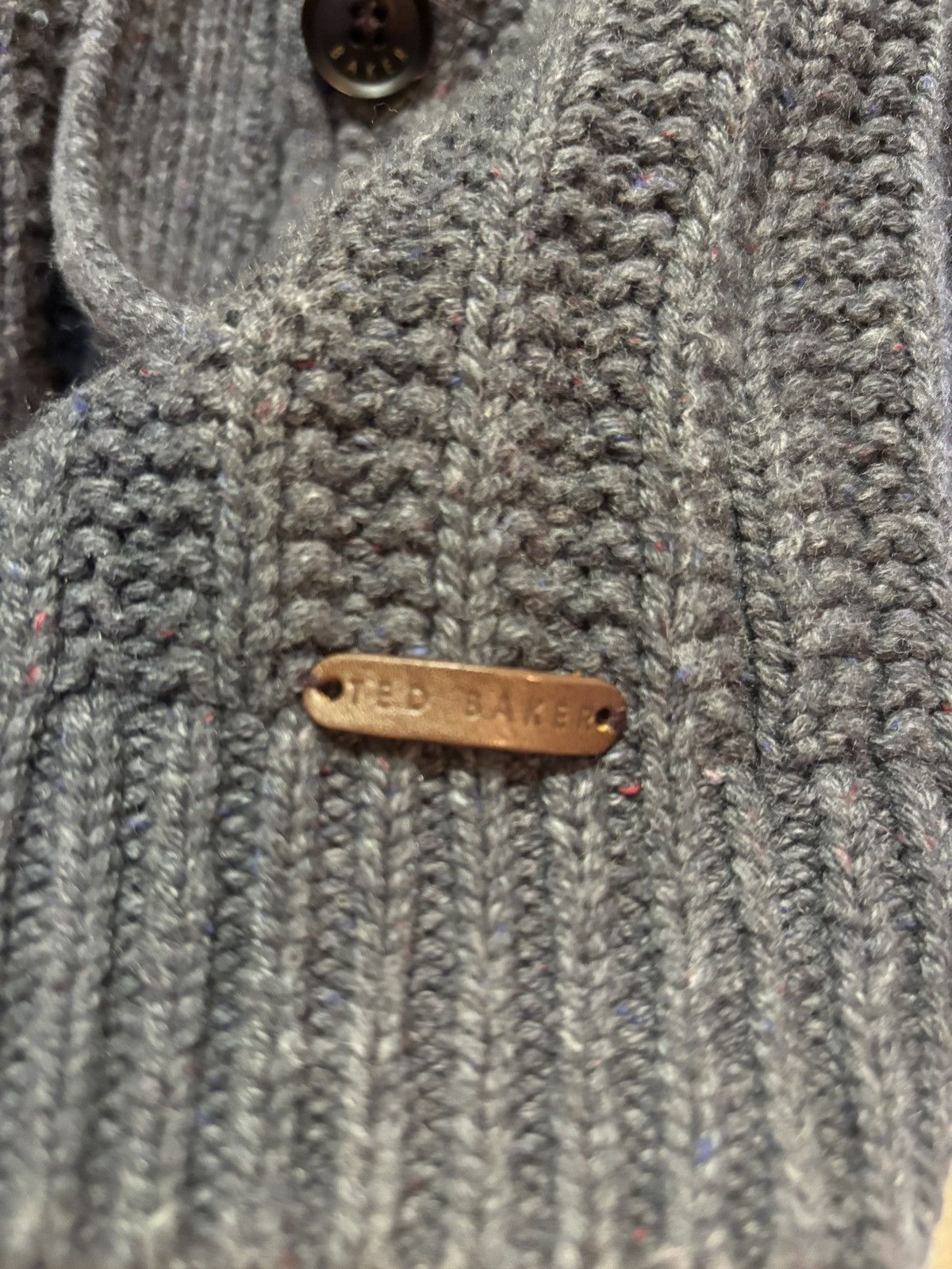 Ted Baker Men’s Ted Baker Knitted Button-down Sweater Cardigan (XL) Size US XL / EU 56 / 4 - 3 Thumbnail