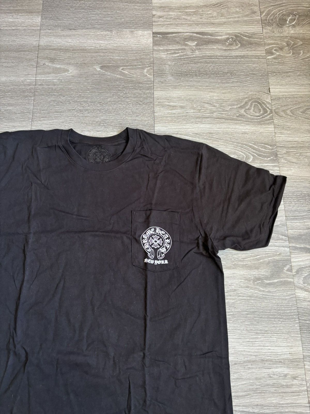 Chrome Hearts Chrome Hearts Black New York Horseshoe Tee Size US S / EU 44-46 / 1 - 5 Thumbnail