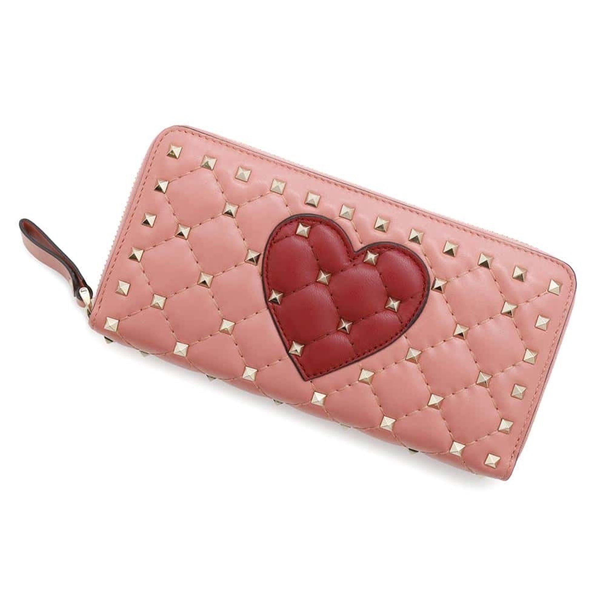 Valentino Valentino Garavani Long Wallet Studs Heart PW0P0P00QVX VALENTINO Size ONE SIZE - 1 Thumbnail