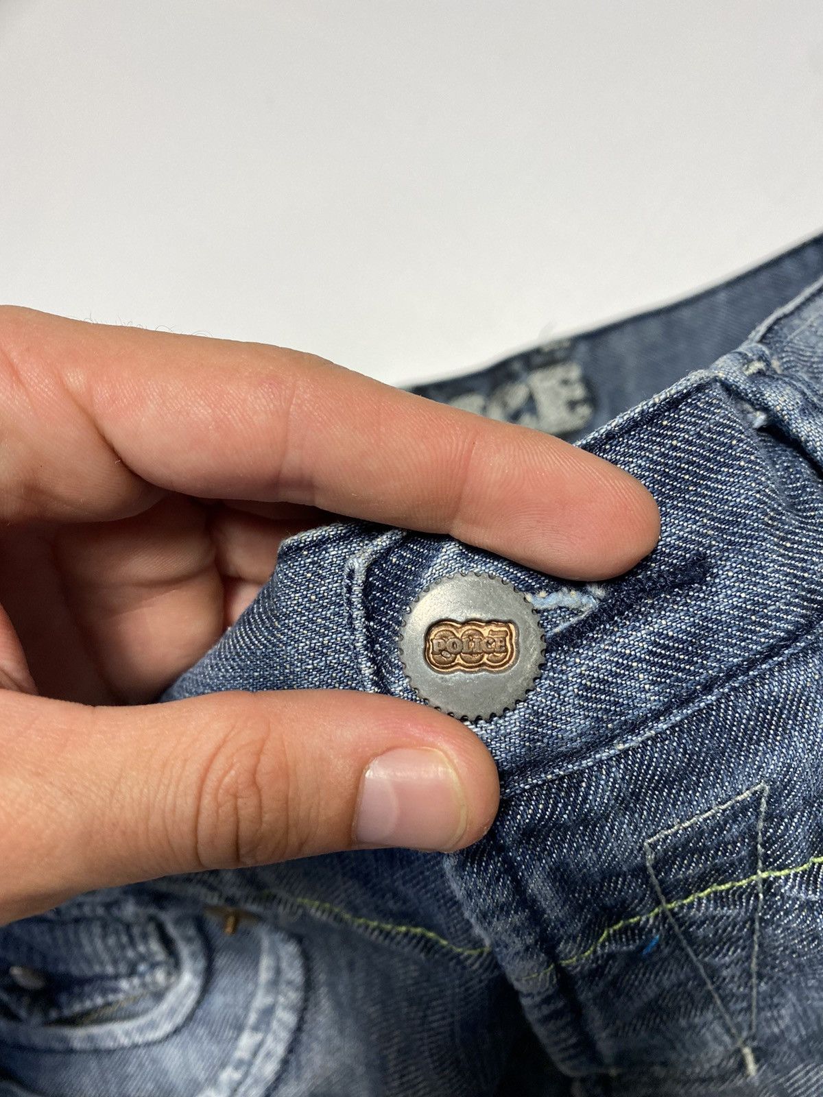 Vintage Vintage Y2k Police cargo jeans Kanye West style size 30 Size US 30 / EU 46 - 16 Thumbnail