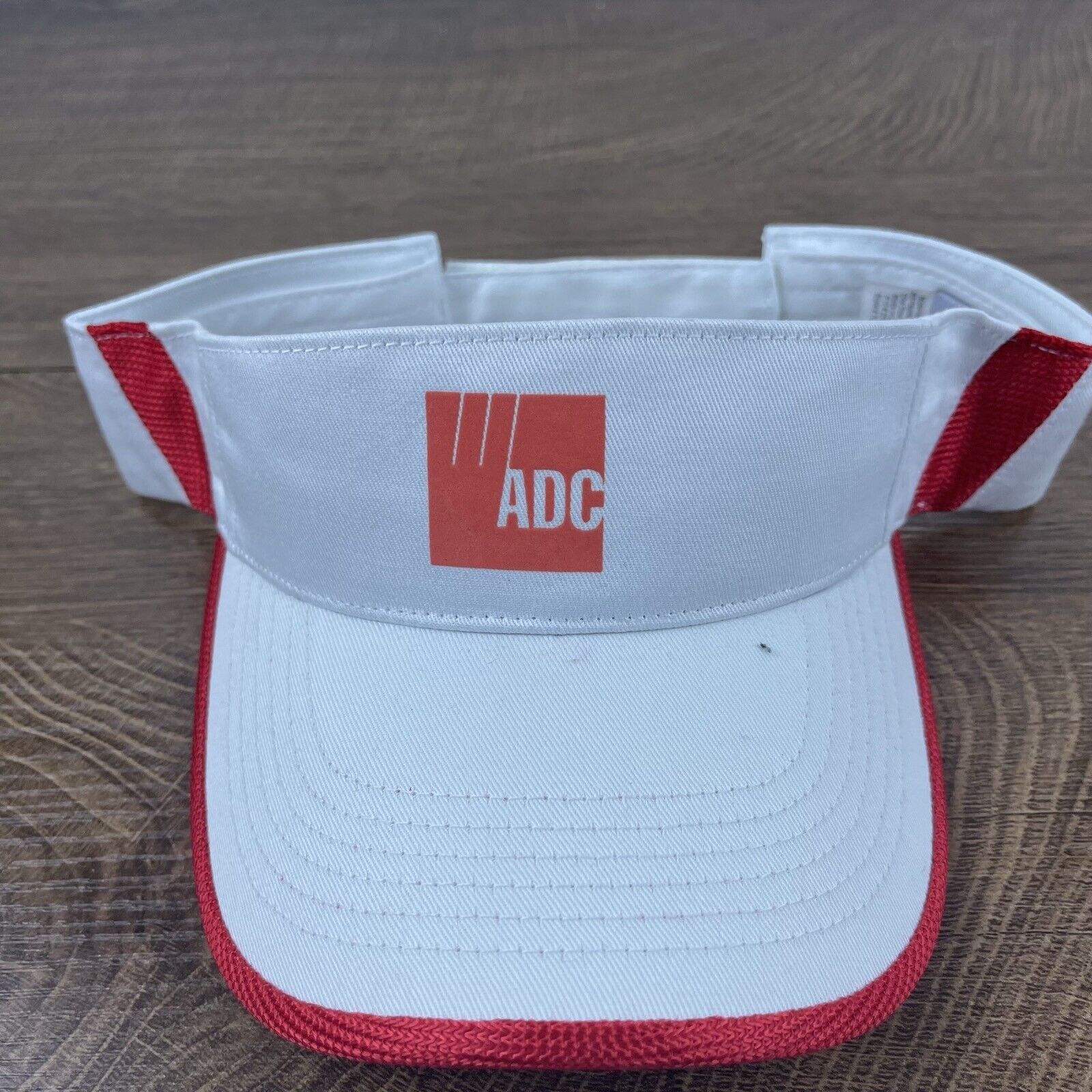 Other ADC W Visor Hat White ADC Cap Hat Adjustable Hat White Adult Size ONE SIZE - 4 Thumbnail