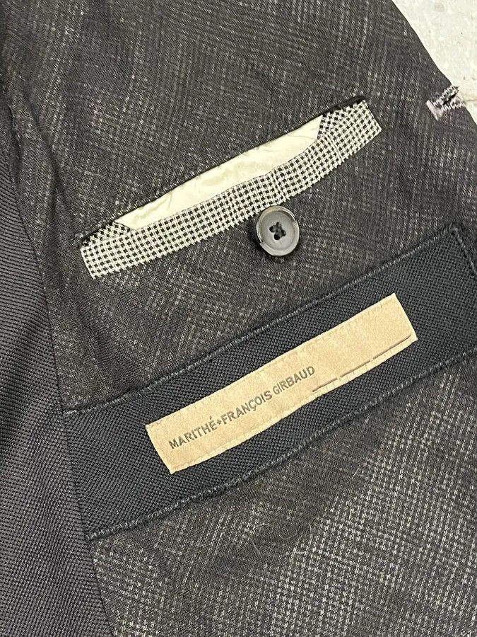 Marithe + Francois Girbaud 2000s Marithé + François Girbaud Black Light Blazer Jacket Size 44R - 12 Thumbnail