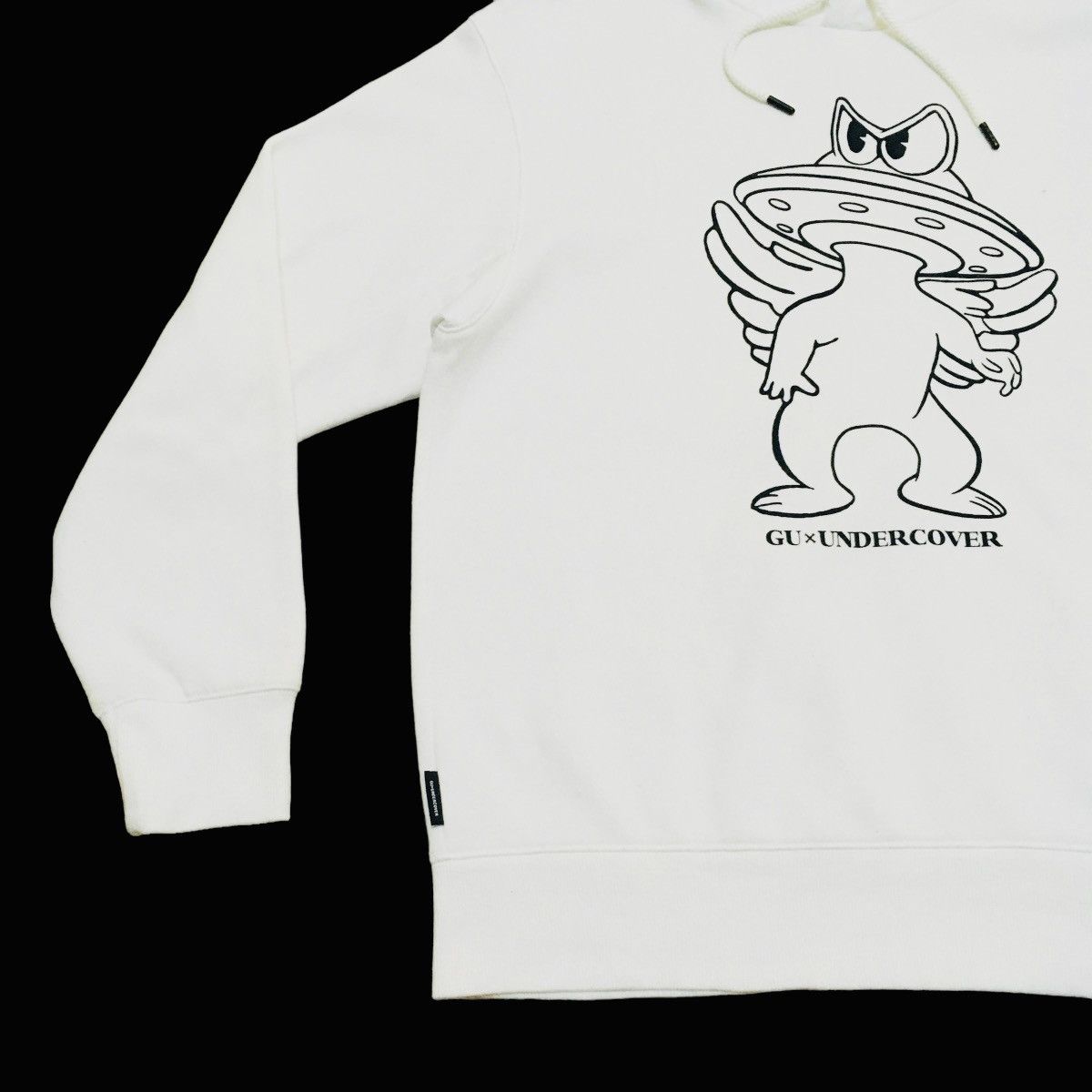 Undercover Rare Design Brand GU X Undercover Baggy Rapper Hoodie 2000s Size US L / EU 52-54 / 3 - 5 Thumbnail