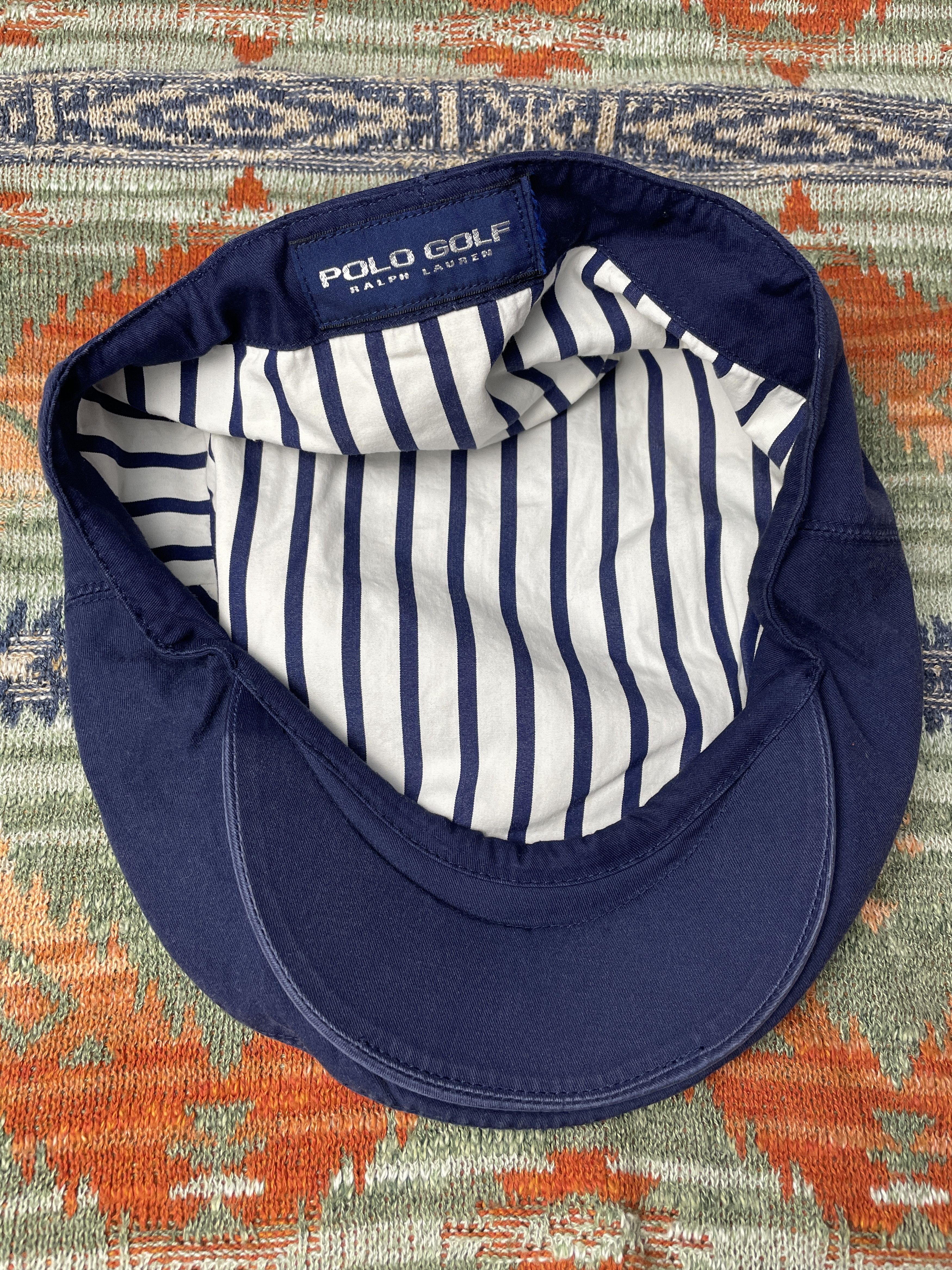 RLX Ralph Lauren × Ralph Lauren Ralph Lauren Golf ducktail cap newsboy cap octagonal hat Size ONE SIZE - 6 Thumbnail