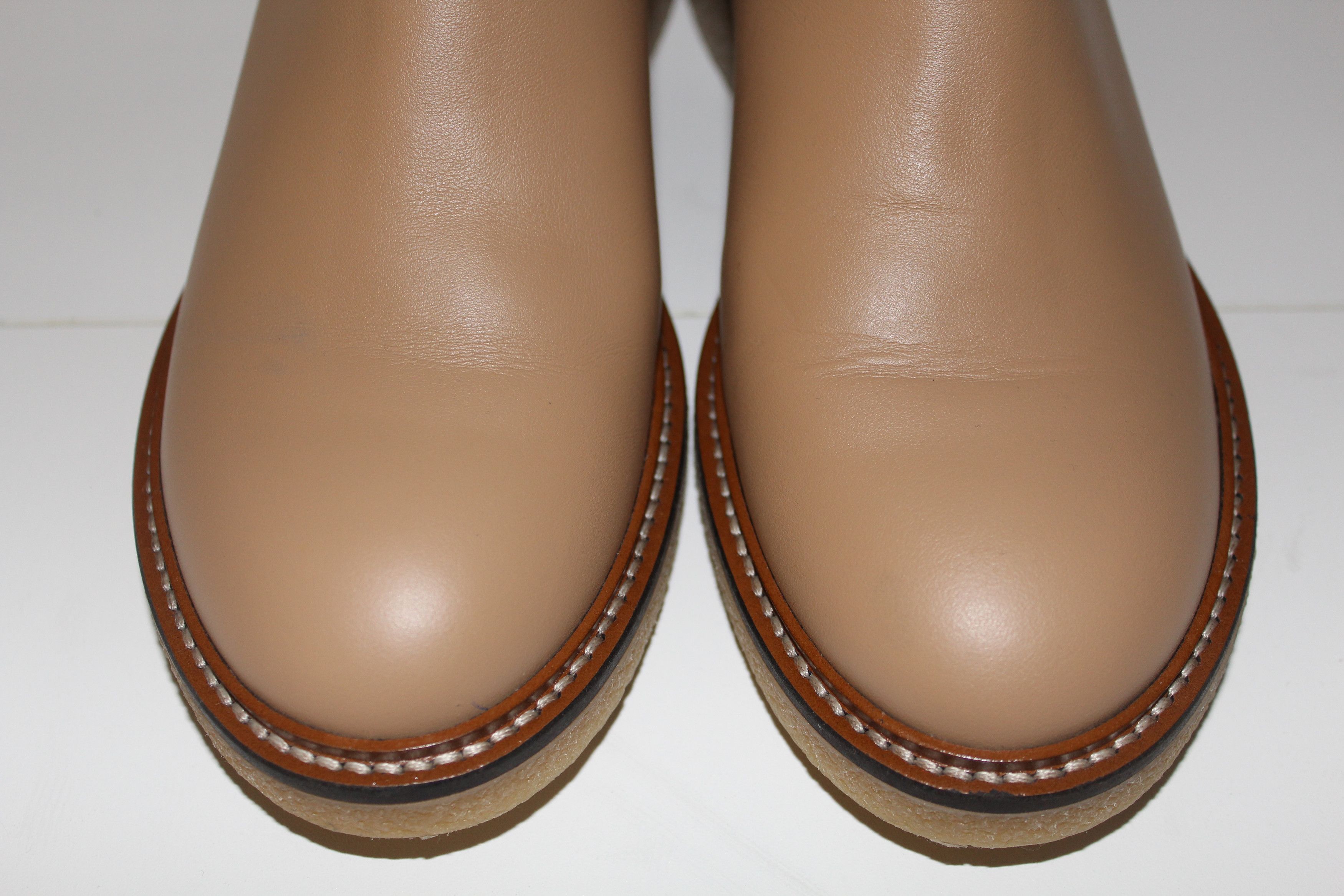 Everlane Everlane The Chelsea Boot Neutral Tan Nappa Leather Size 5 Size US 5 / IT 35 - 5 Thumbnail