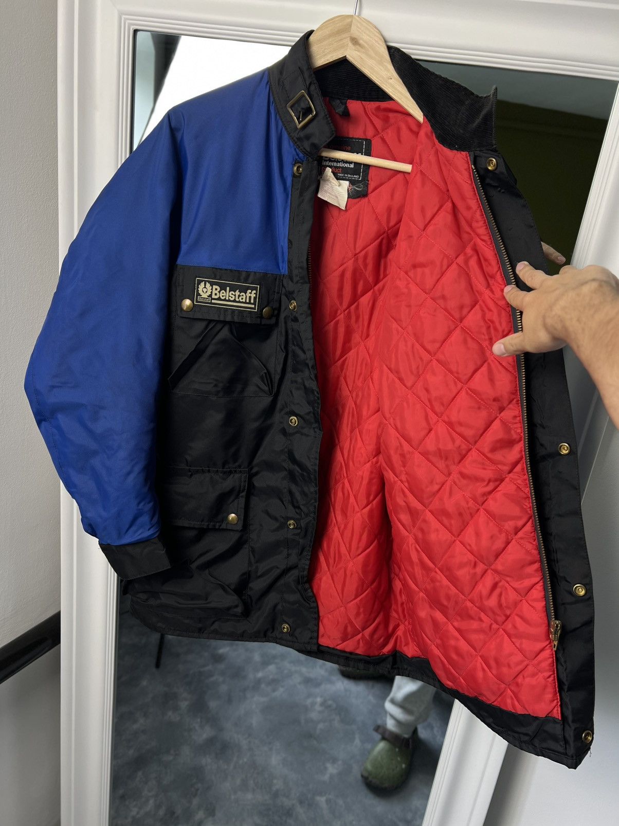 Belstaff Vintage Belstaff Formula 750 Moto Jacket Blue Black M/L Size US M / EU 48-50 / 2 - 10 Thumbnail