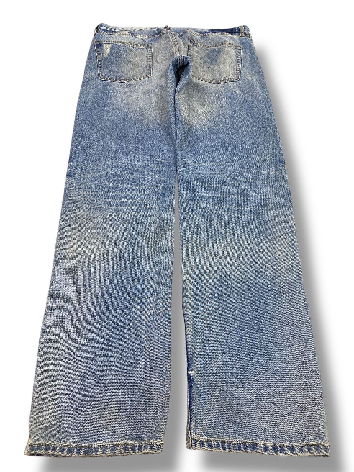 GU GU Faded Blue Wash Ripped Style Skinny Jeans Size US 36 / EU 52 - 3 Thumbnail