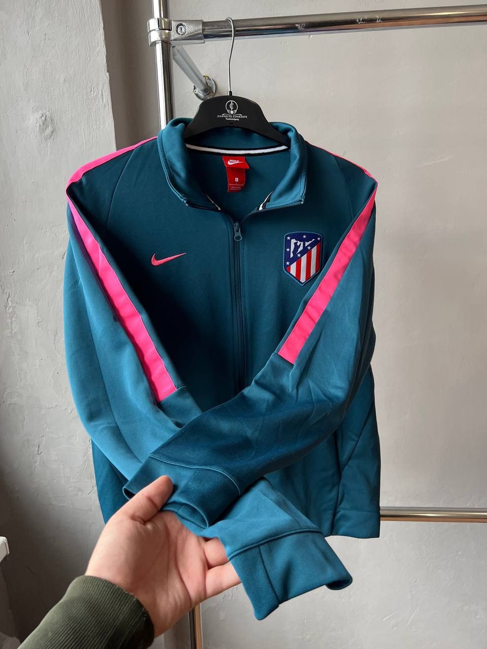 Nike 2017/18 ATLETICO MADRID DRILL SOCCER FOOTBALL NIKE JACKET L Size US L / EU 52-54 / 3 - 7 Thumbnail