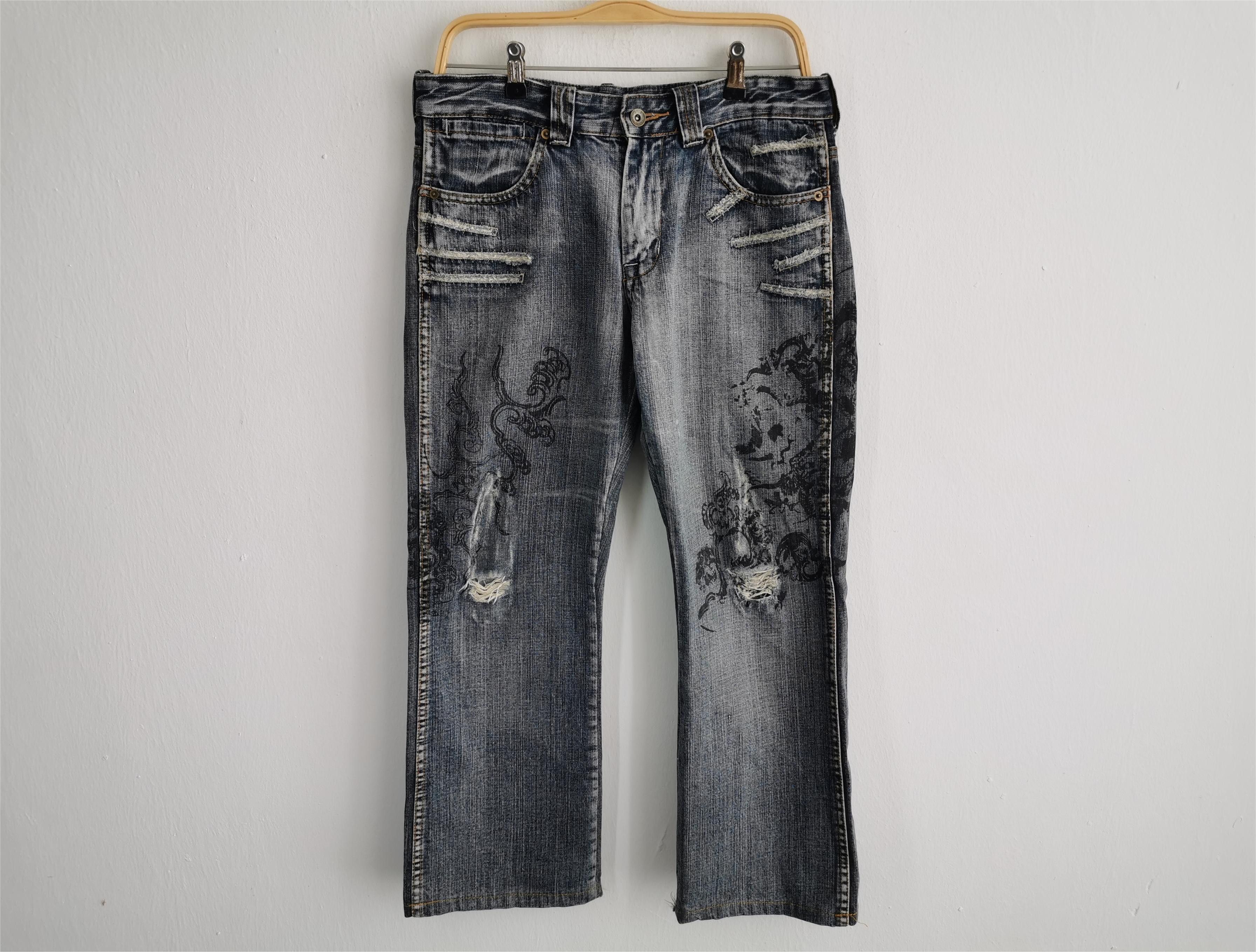 semanticdesign Semantic Design Embroidered Denim Jeans Size 31 Size US 31 - 1 Thumbnail