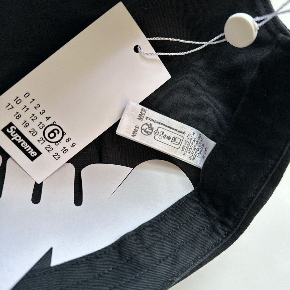 Maison Margiela × Supreme Supreme (x) MM6 Split 6 panel hat strapback cap SS26 Size ONE SIZE - 5 Thumbnail