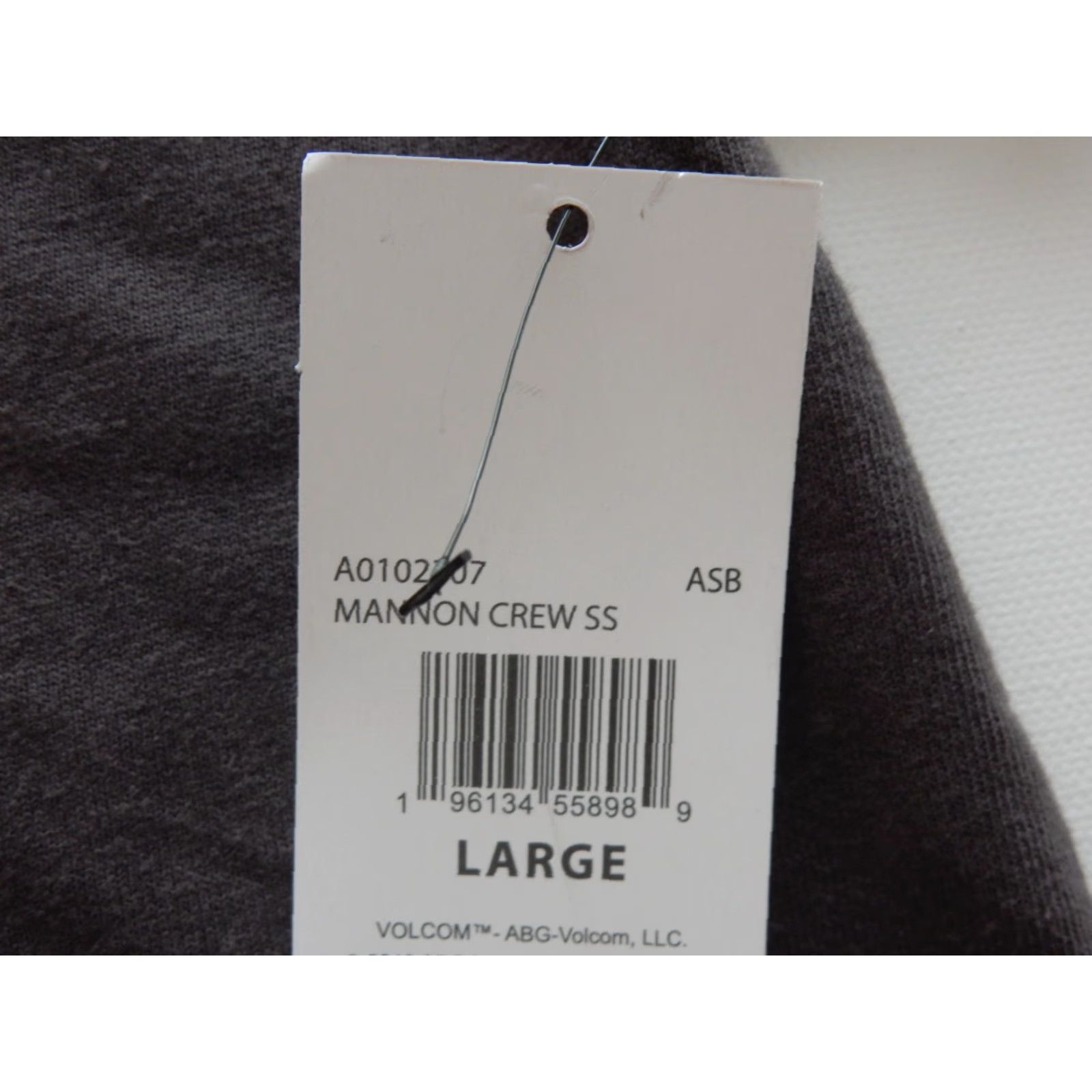 Volcom NWT Volcom Men's T Shirt XL Gray Cotton Short Sleeve Size US L / EU 52-54 / 3 - 3 Thumbnail
