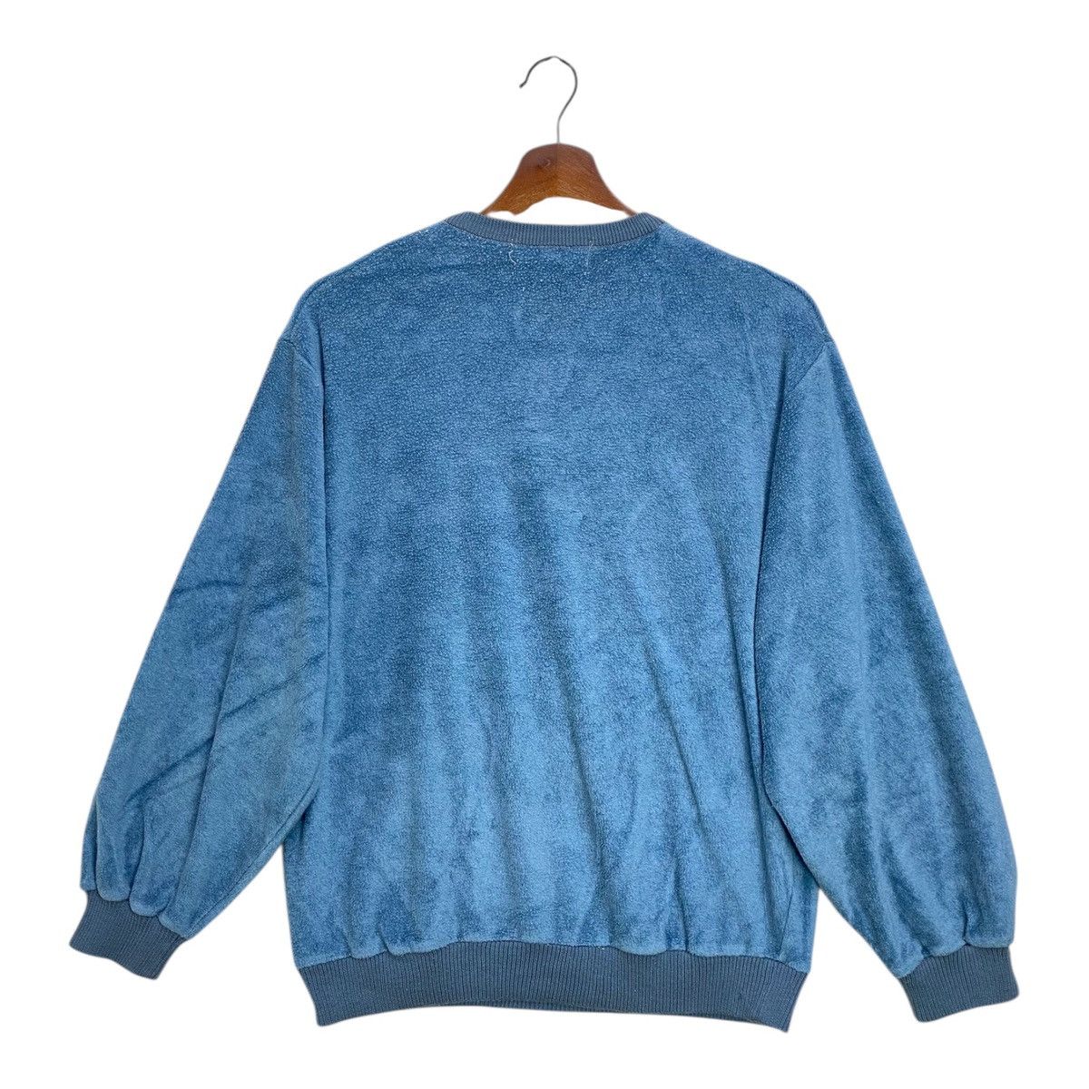 Alfred Dunhill Vintage 90s Dunhill London Geometric Fleece Sweatshirt L Size US L / EU 52-54 / 3 - 5 Thumbnail