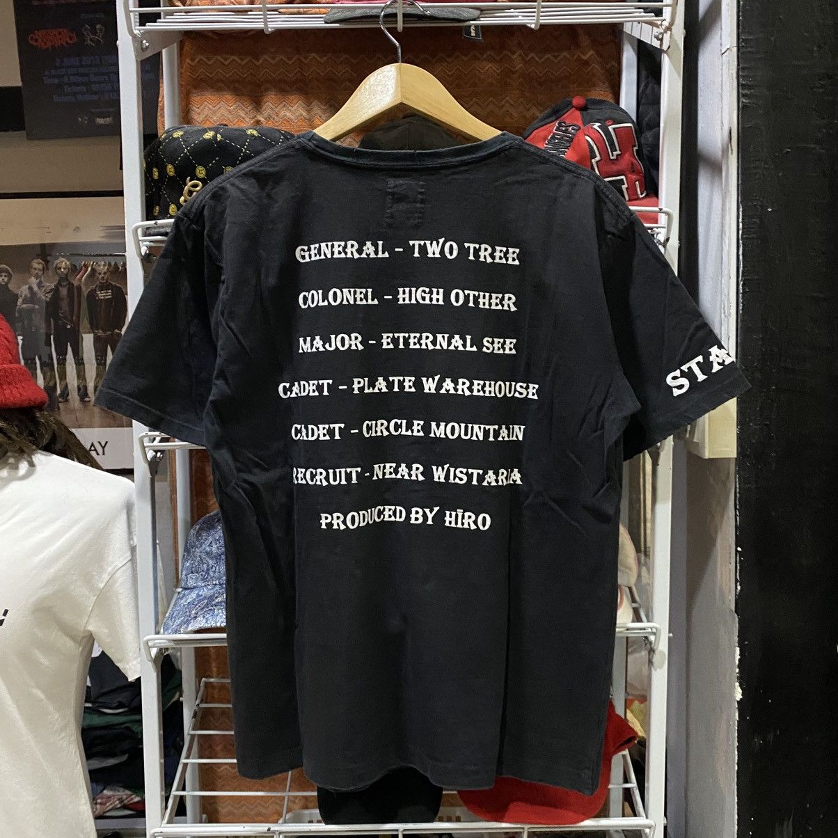 PPFM PPFM “SBY” Graphic Military Rank Tee Black Vintage Japanese Size US L / EU 52-54 / 3 - 2 Thumbnail