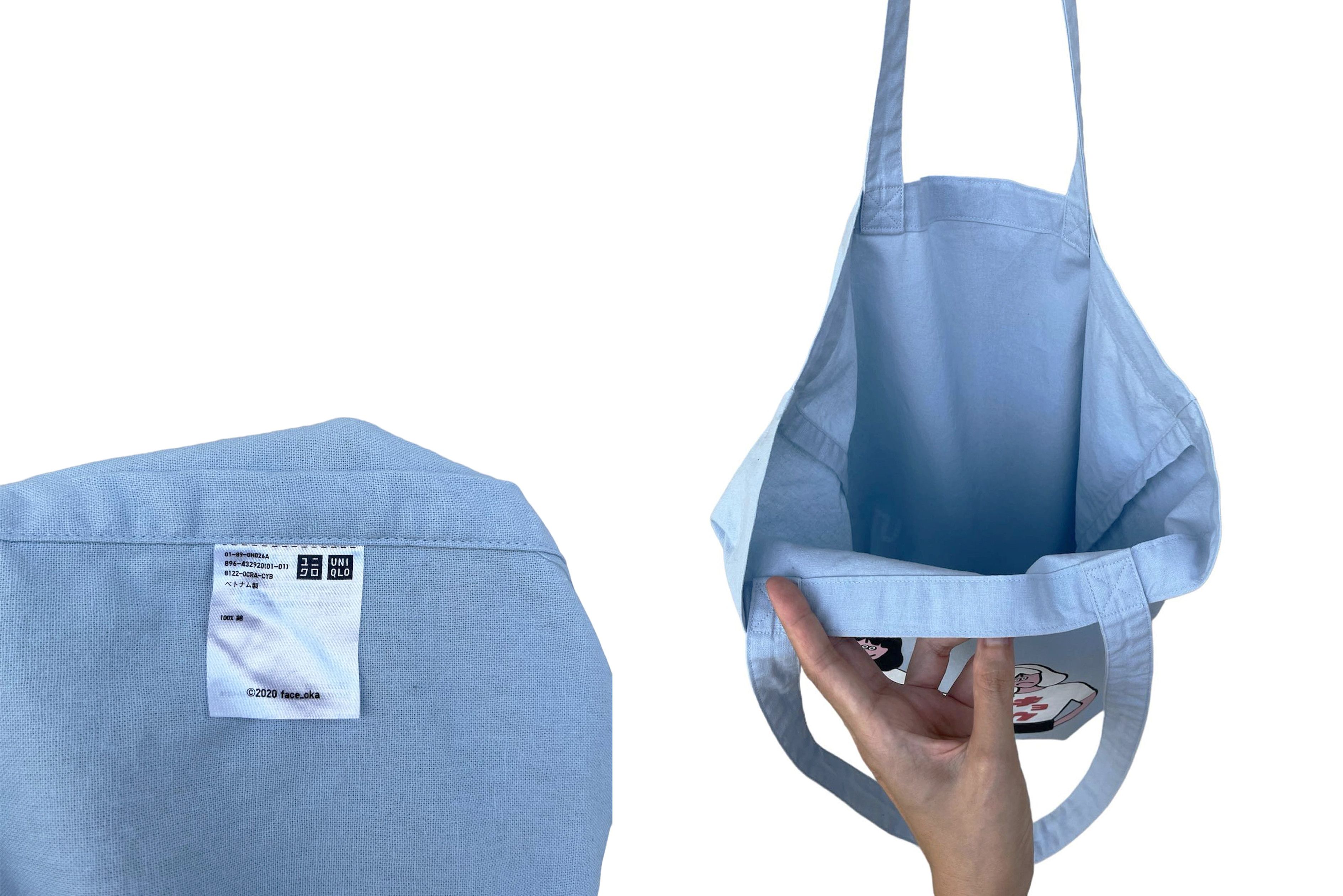 Uniqlo Uniqlo x face oka Best Friend Forever screen print tote bag Size ONE SIZE - 7 Thumbnail