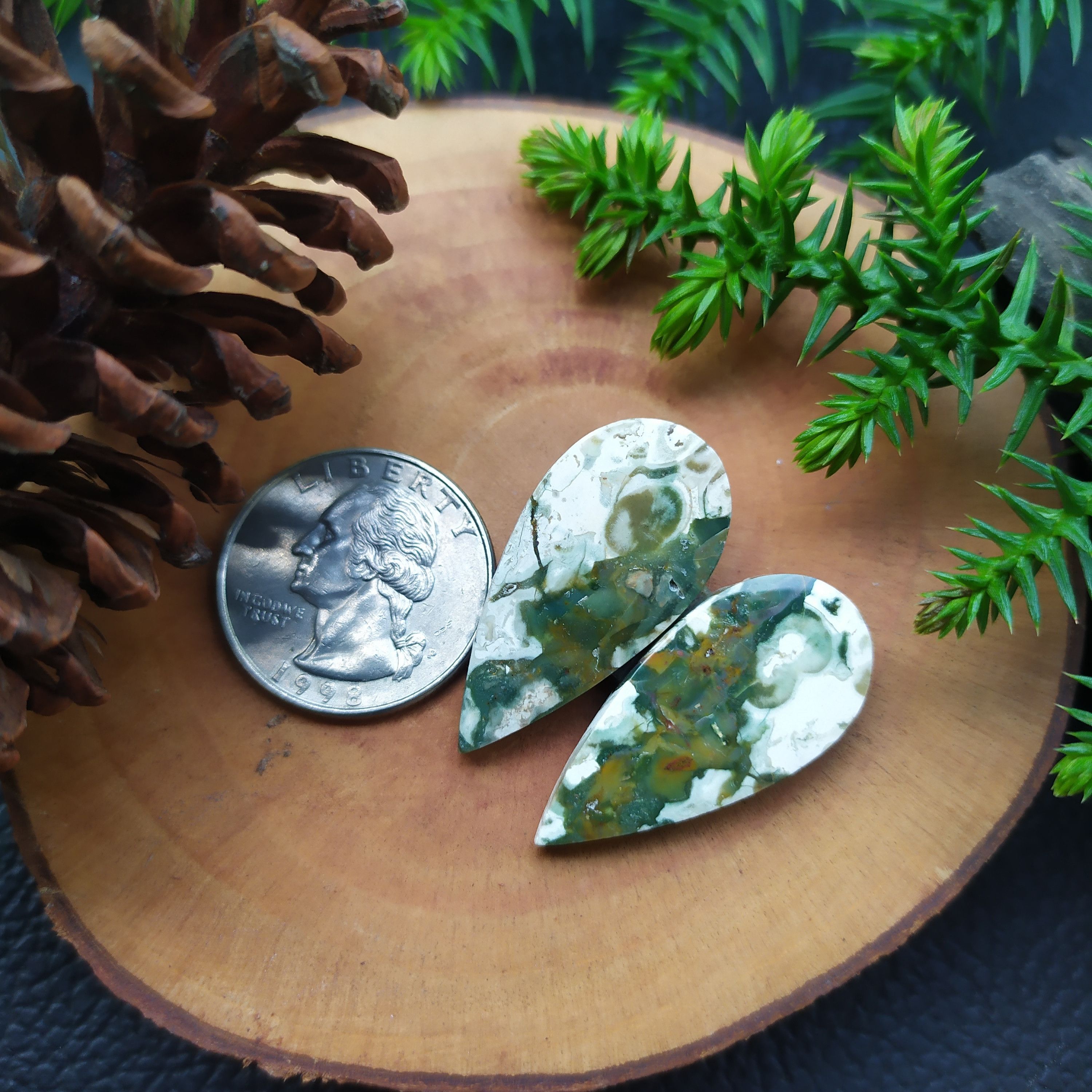 6 pieces UNISEX 💥 JEWELRY 💥 EARRINGS 💥 STONES 💥 ROCKS