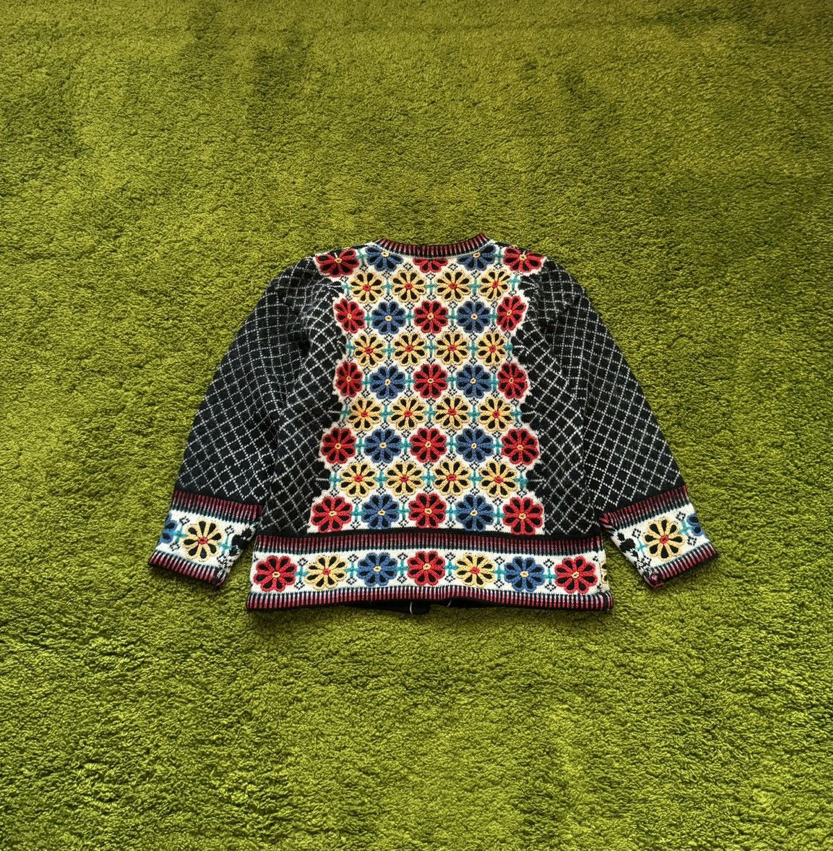 Dale Of Norway × Vintage Vrikke Norway vintage ethnic wool cardigan sweater Size M / US 6-8 / IT 42-44 - 2 Thumbnail