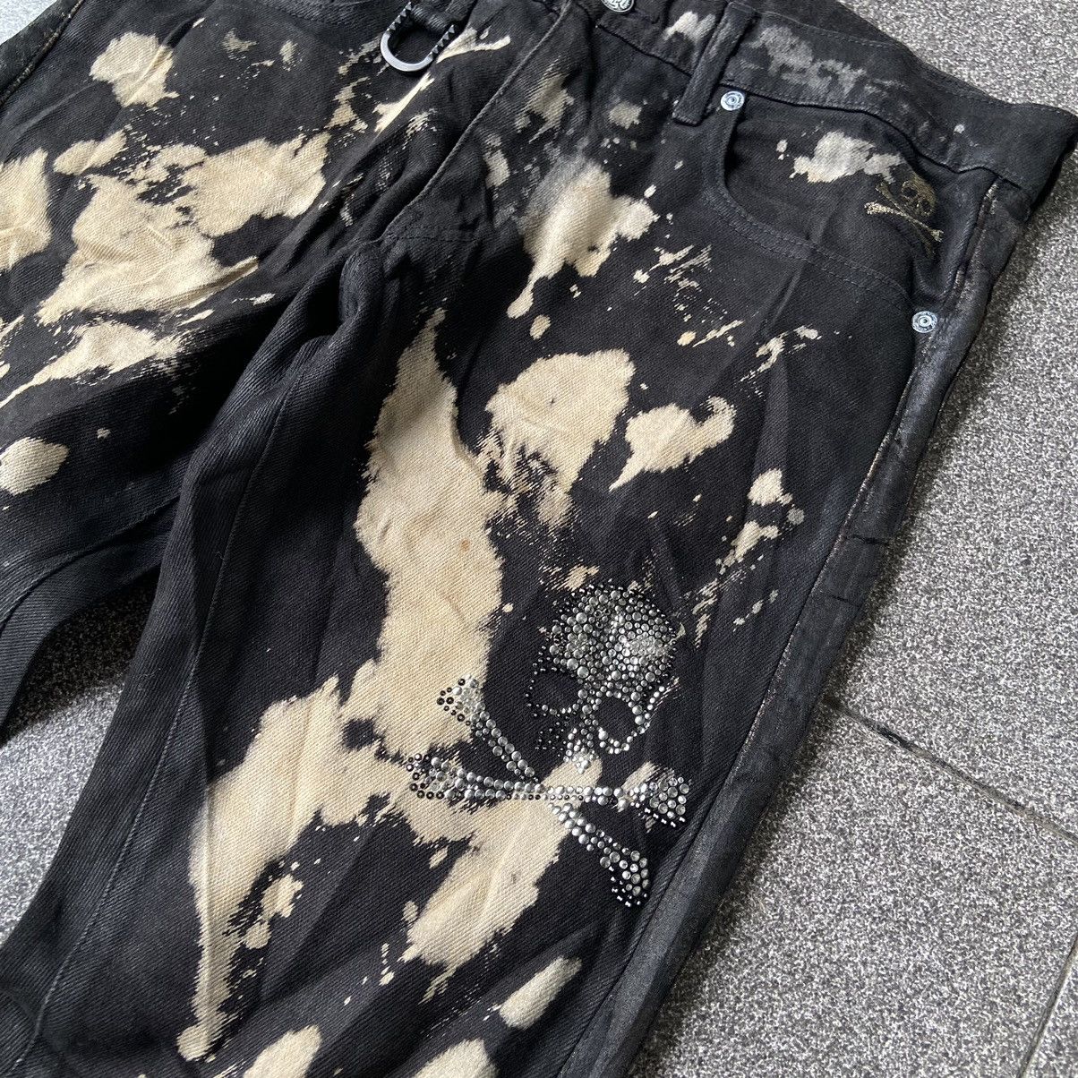 Japanese Brand Roen Bleach Stain Denim Size US 31 - 2 Thumbnail