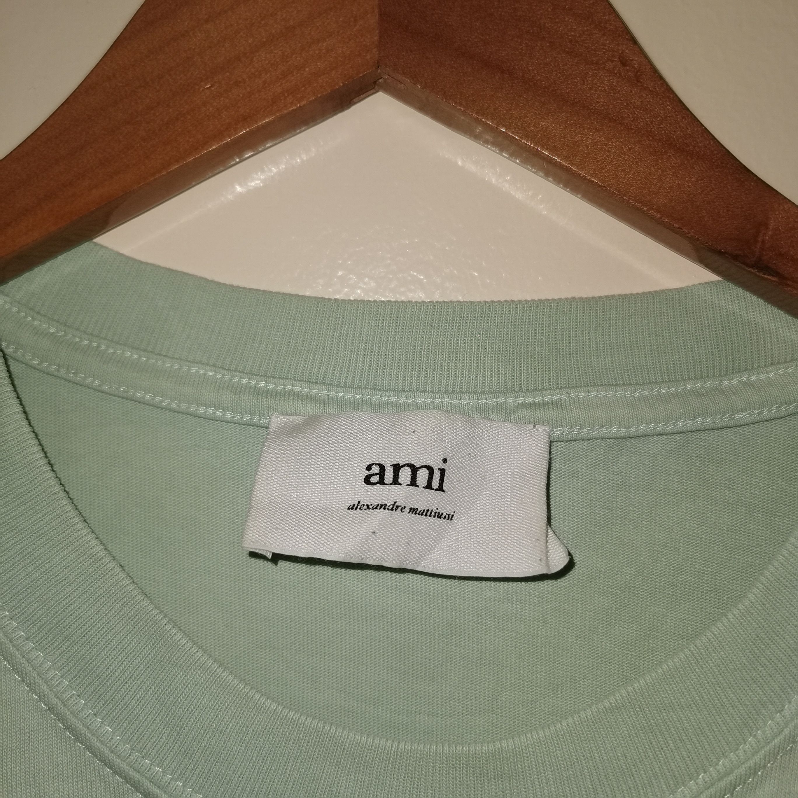 AMI Ami T-Shirt 'Aqua' streetwear size : L Size US L / EU 52-54 / 3 - 5 Thumbnail