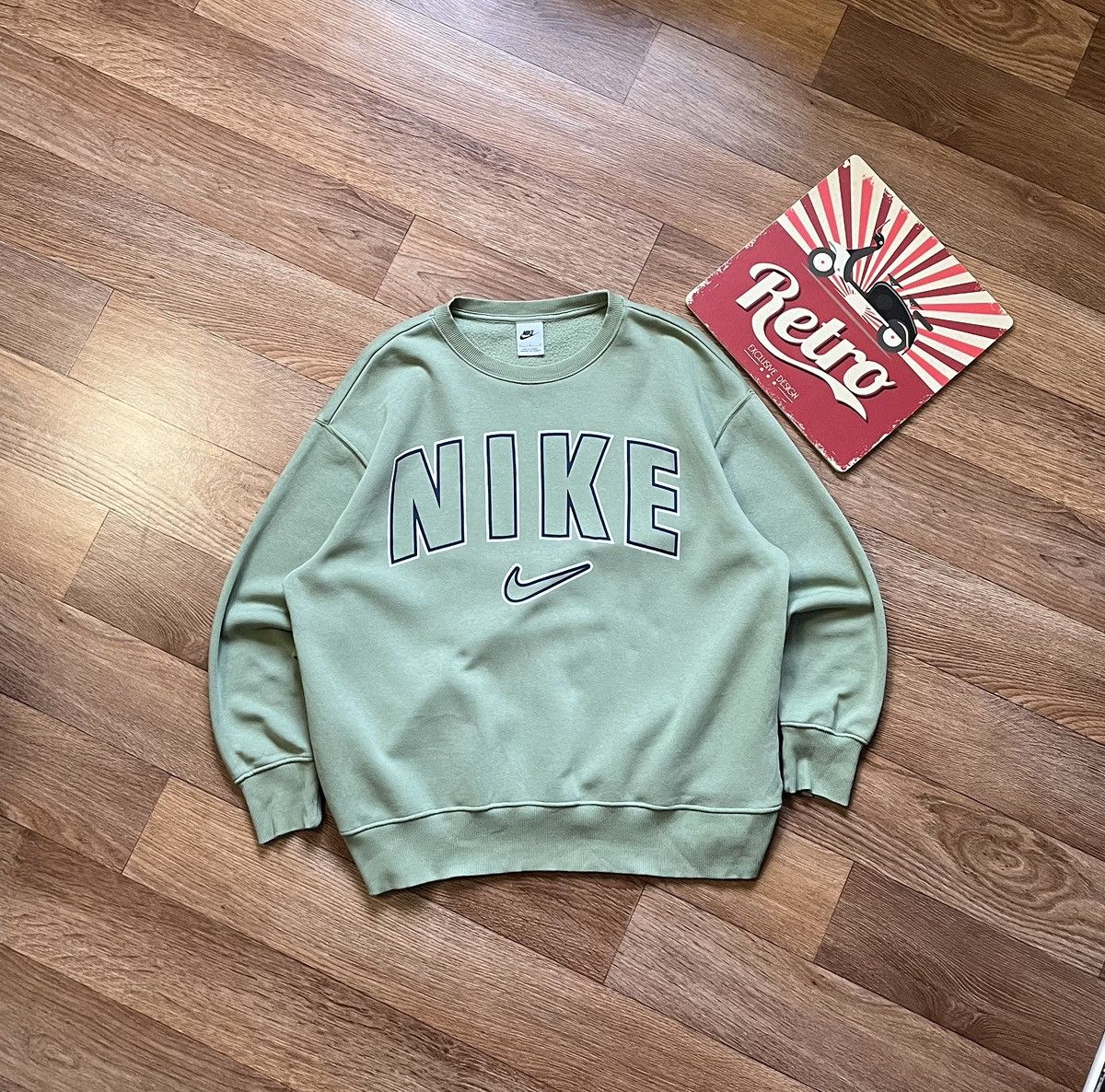 Nike Nike Big Logo Swoosh Gorpcore Sweatshirt Size US L / EU 52-54 / 3 - 1 Thumbnail