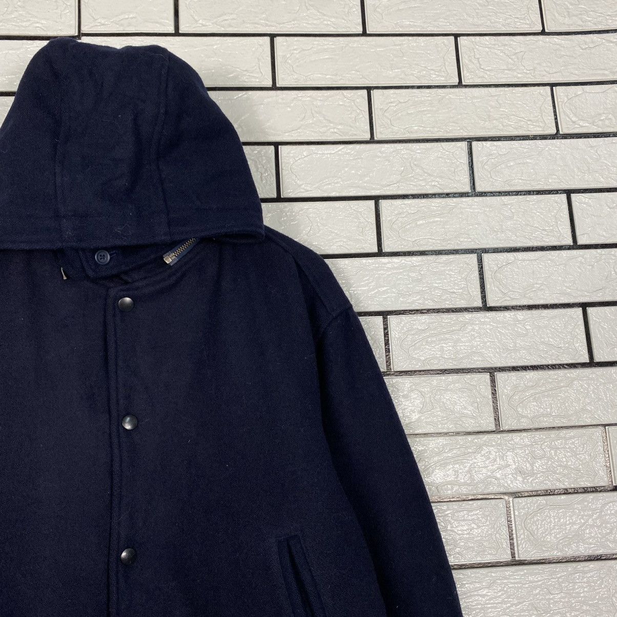 Japanese Brand 🔥VINTAGE WOOL BOMBER JACKET MEN’S FLANDRE ISSEY MIYAKE Size US M / EU 48-50 / 2 - 7 Thumbnail