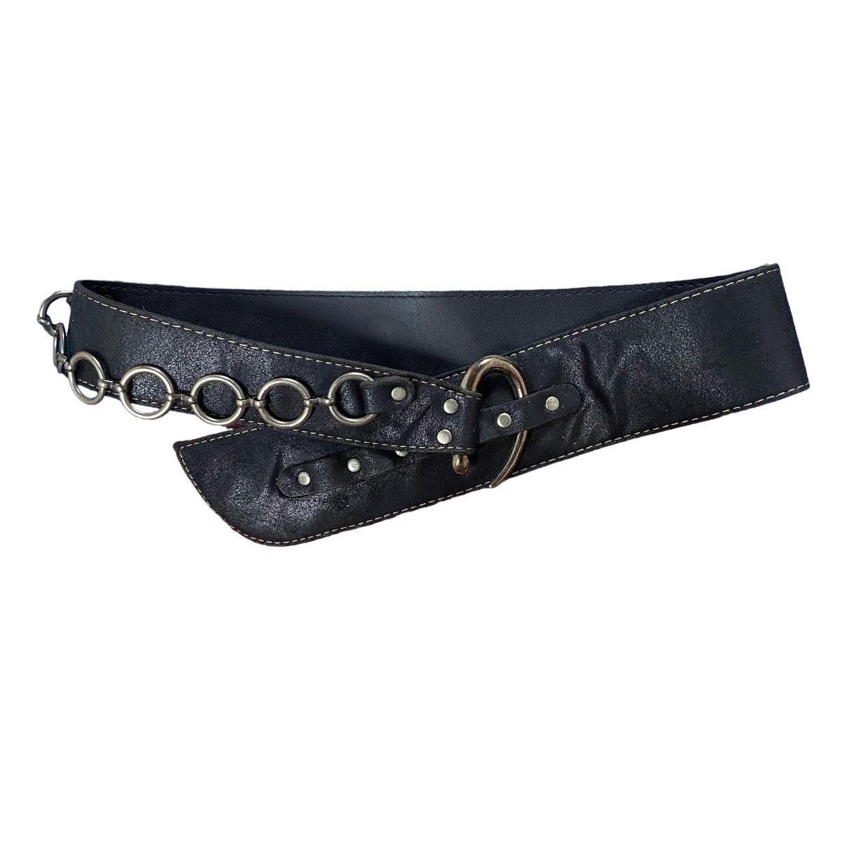 Japanese Brand Y2K Black Chain Belt Grailed
