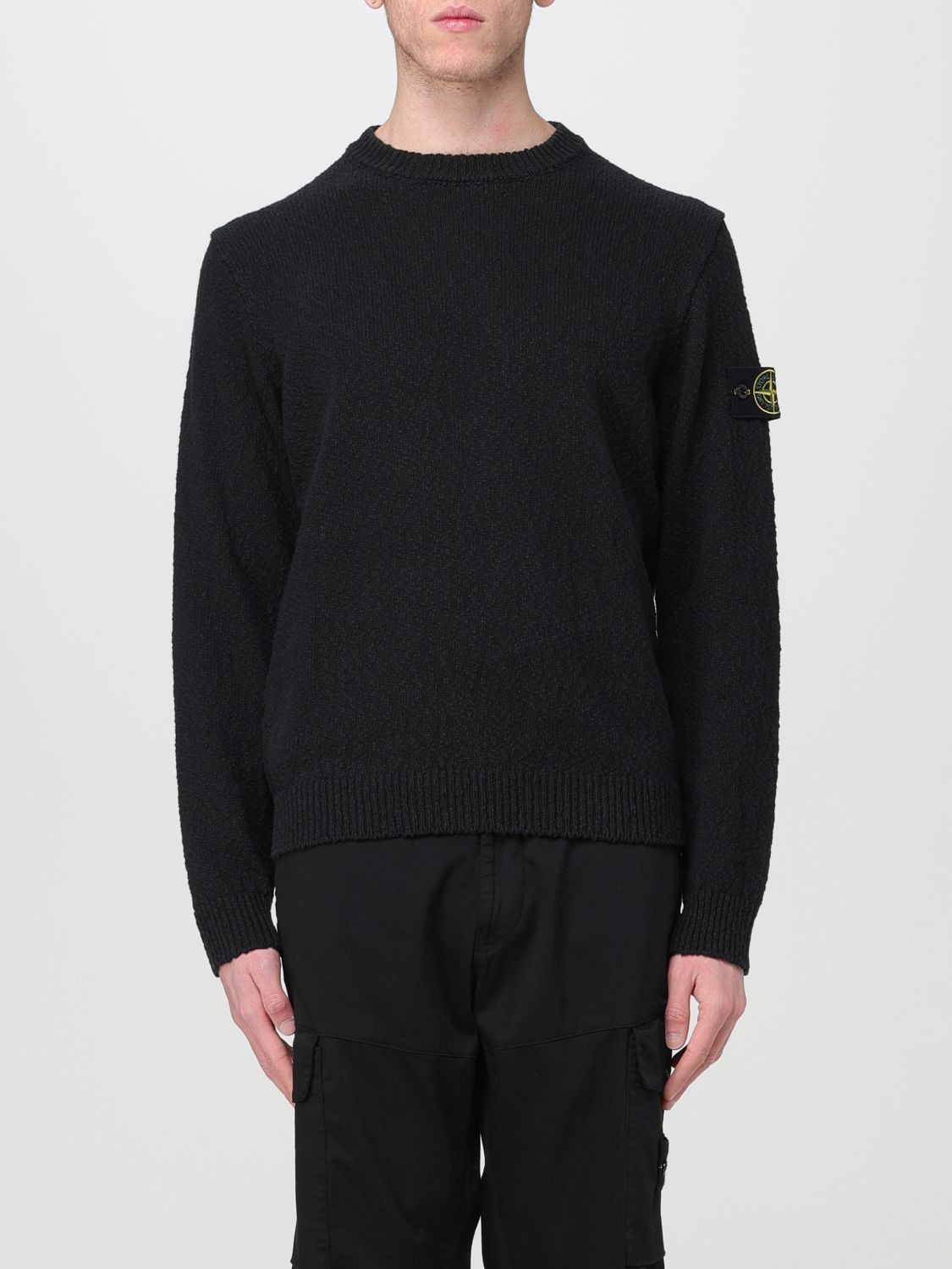 image of Stone Island Sweater Men Black (Size XL)