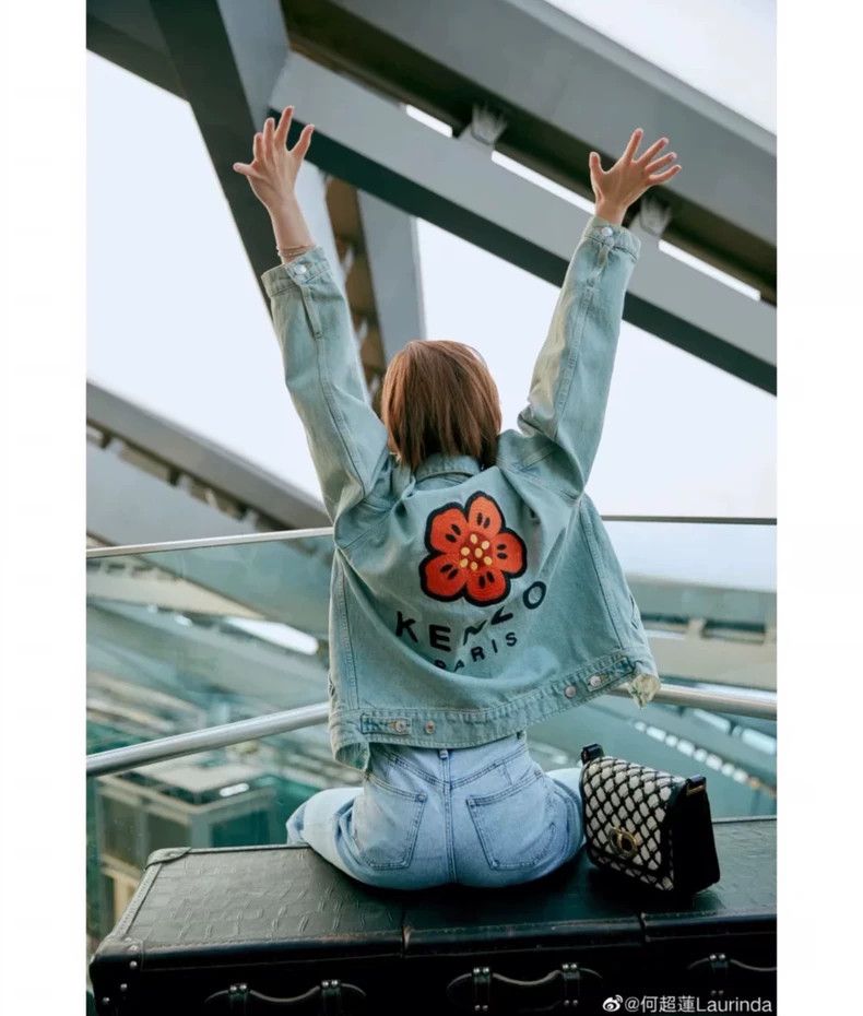 Kenzo KENZO Haitang flower embroidered denim jacket Size M / US 6-8 / IT 42-44 - 9 Thumbnail