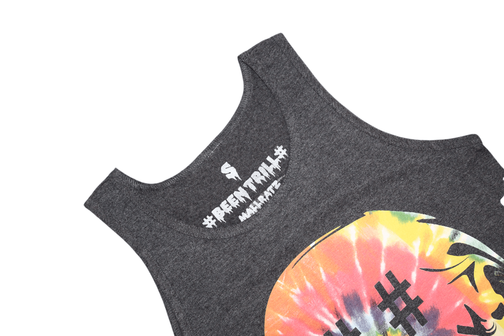 Been Trill Been Trill x Pacsun Acid Smile Print Charcoral Tank Top Size US S / EU 44-46 / 1 - 3 Thumbnail