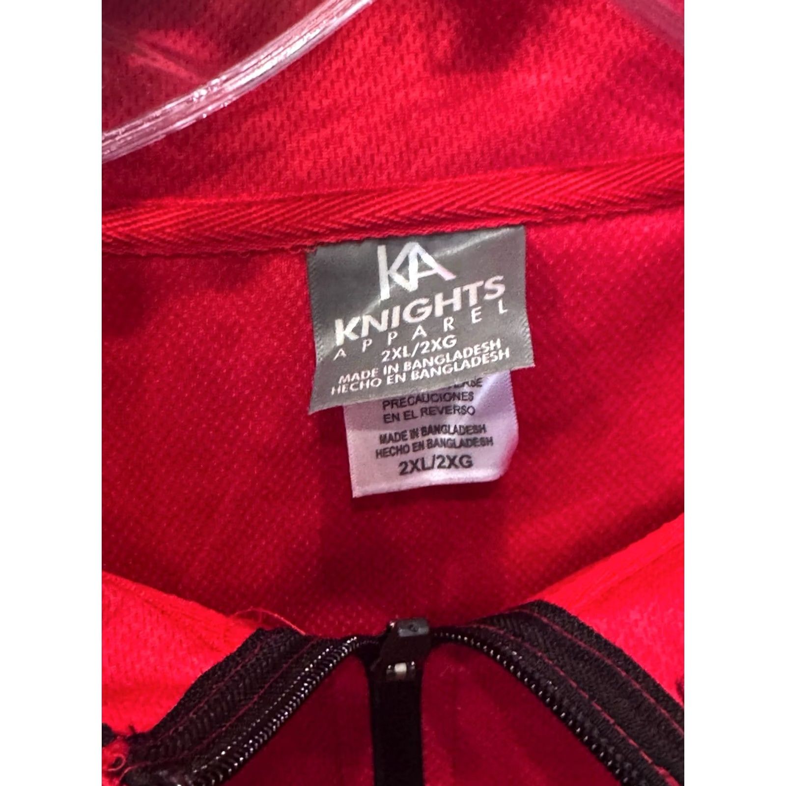 Vintage KA knights Red UNLV Rebels Zip SWEATER 2XL XXL Mens Size US XXL / EU 58 / 5 - 4 Thumbnail