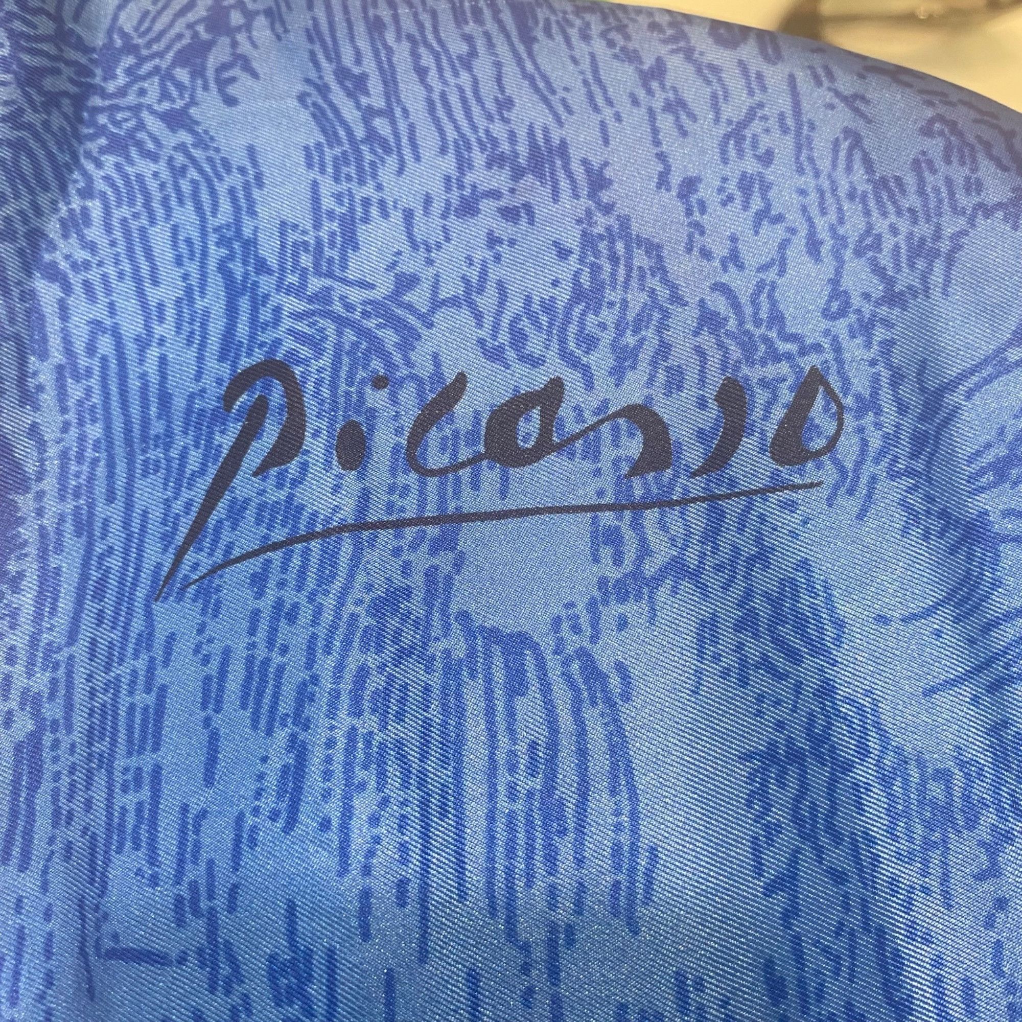 Vintage Vintage 90s Pablo Picasso Arts Satin Bomber Jacket Size M / US 6-8 / IT 42-44 - 4 Thumbnail