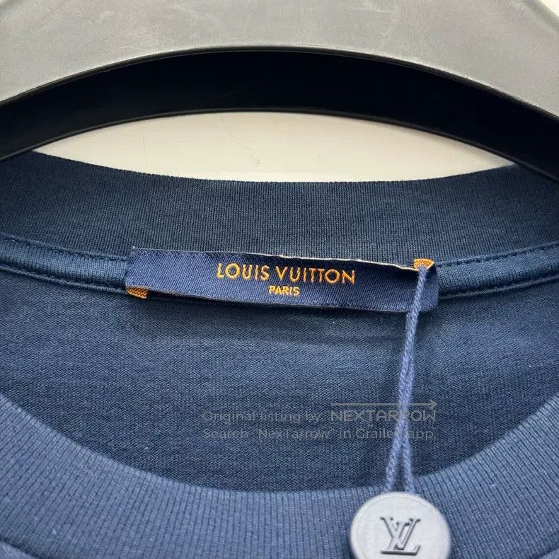 Louis Vuitton Louis Vuitton Full print dark stripe gradient short sleeve Size US XL / EU 56 / 4 - 5 Thumbnail