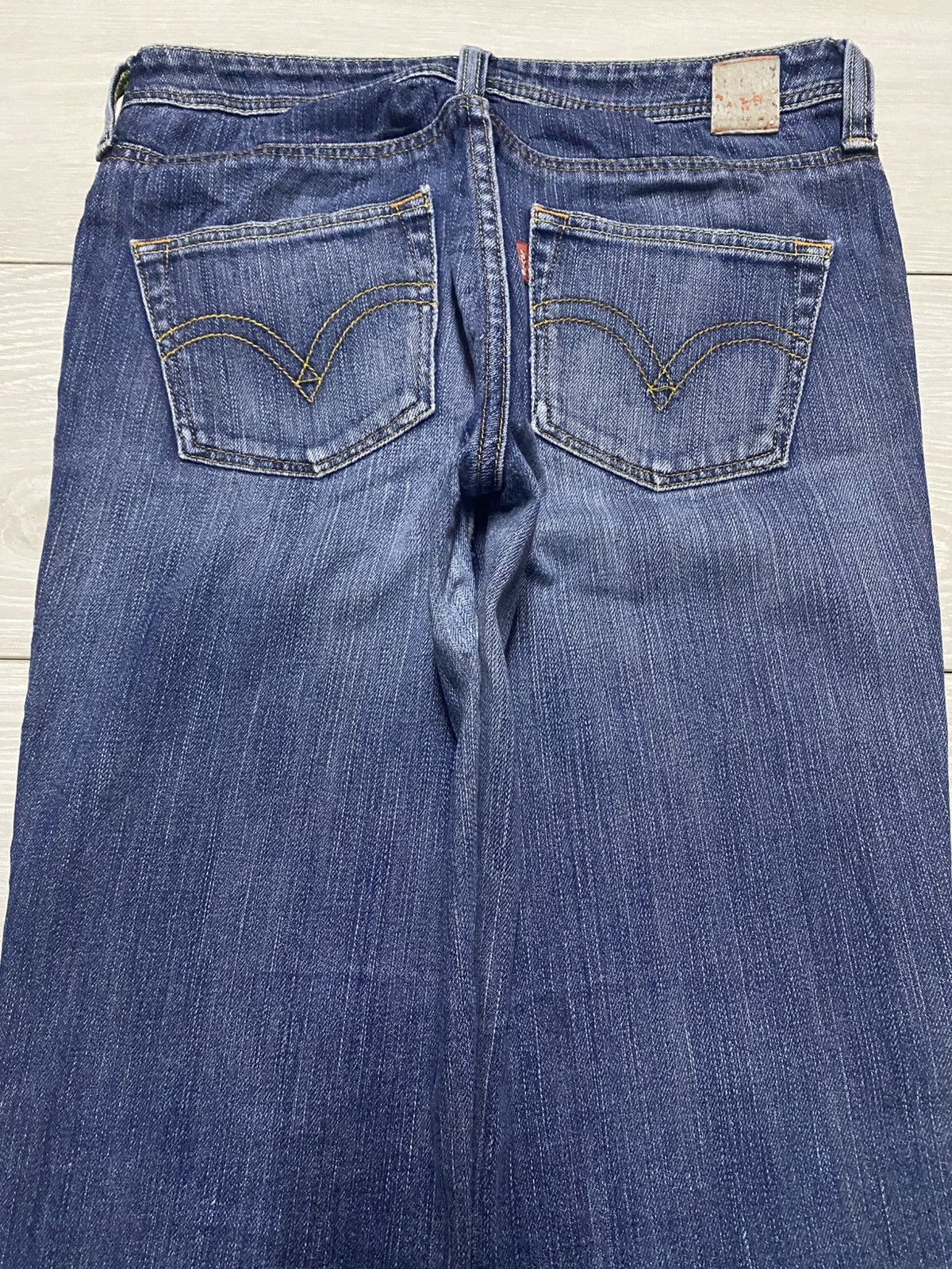Levi's Vintage Levis Lady Style Faded Wash Flare Jeans Size 28" / US 6 / IT 42 - 4 Thumbnail