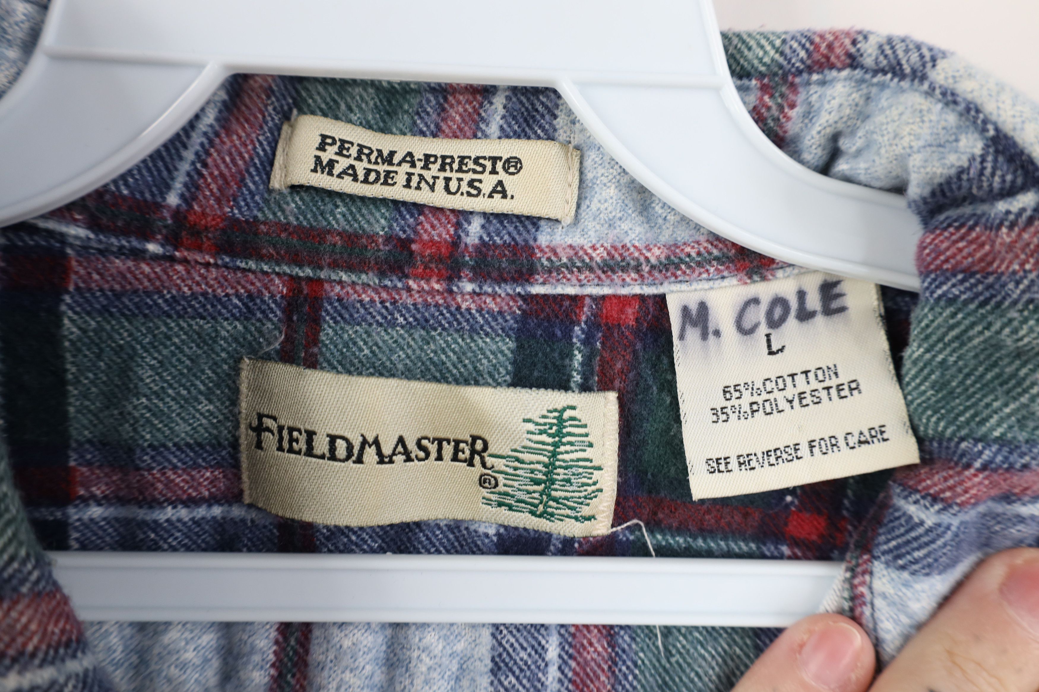 Vintage Vintage 90s Streetwear Collared Button Shirt Plaid USA Size US L / EU 52-54 / 3 - 8 Thumbnail